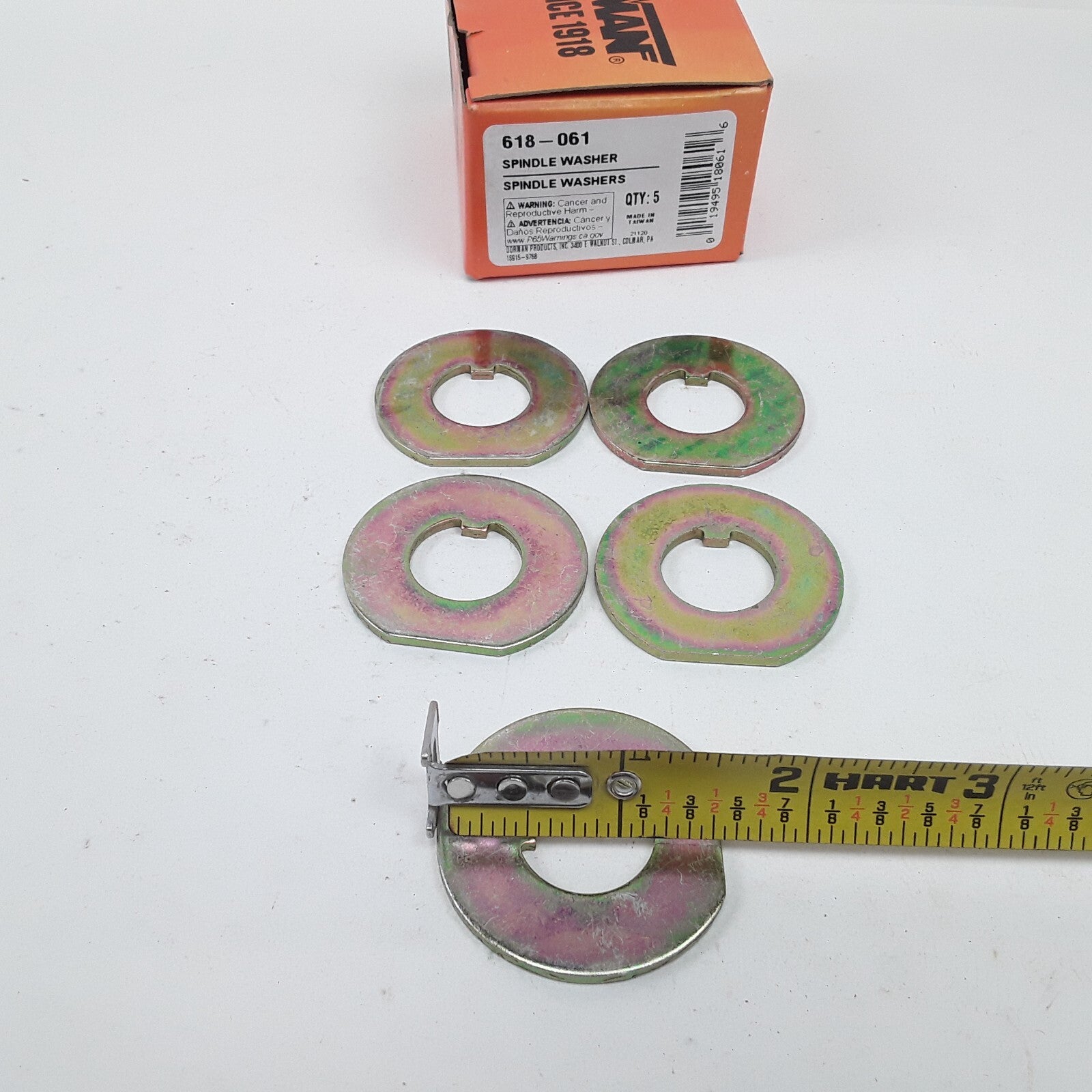 5 Spindle Nut Washer I.D. 19.1mm O.D. 41.6mm Thickness 2.6mm Fits Dodge Chrysler