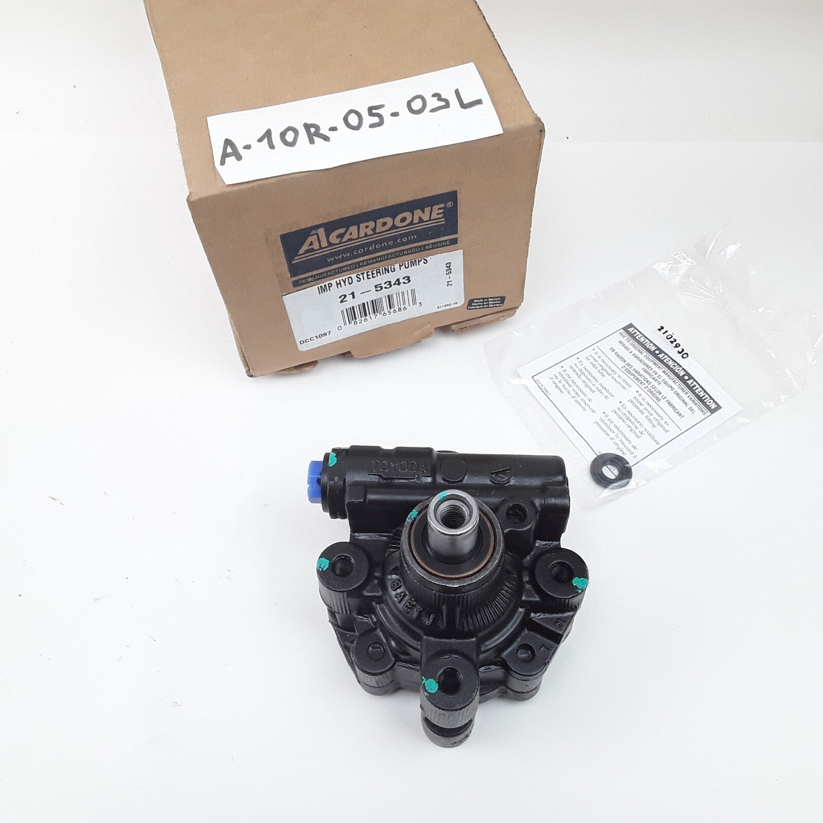 Cardone 21-5343 Power Steering Pump Aluminum For Chrysler Pacifica 2004-2006