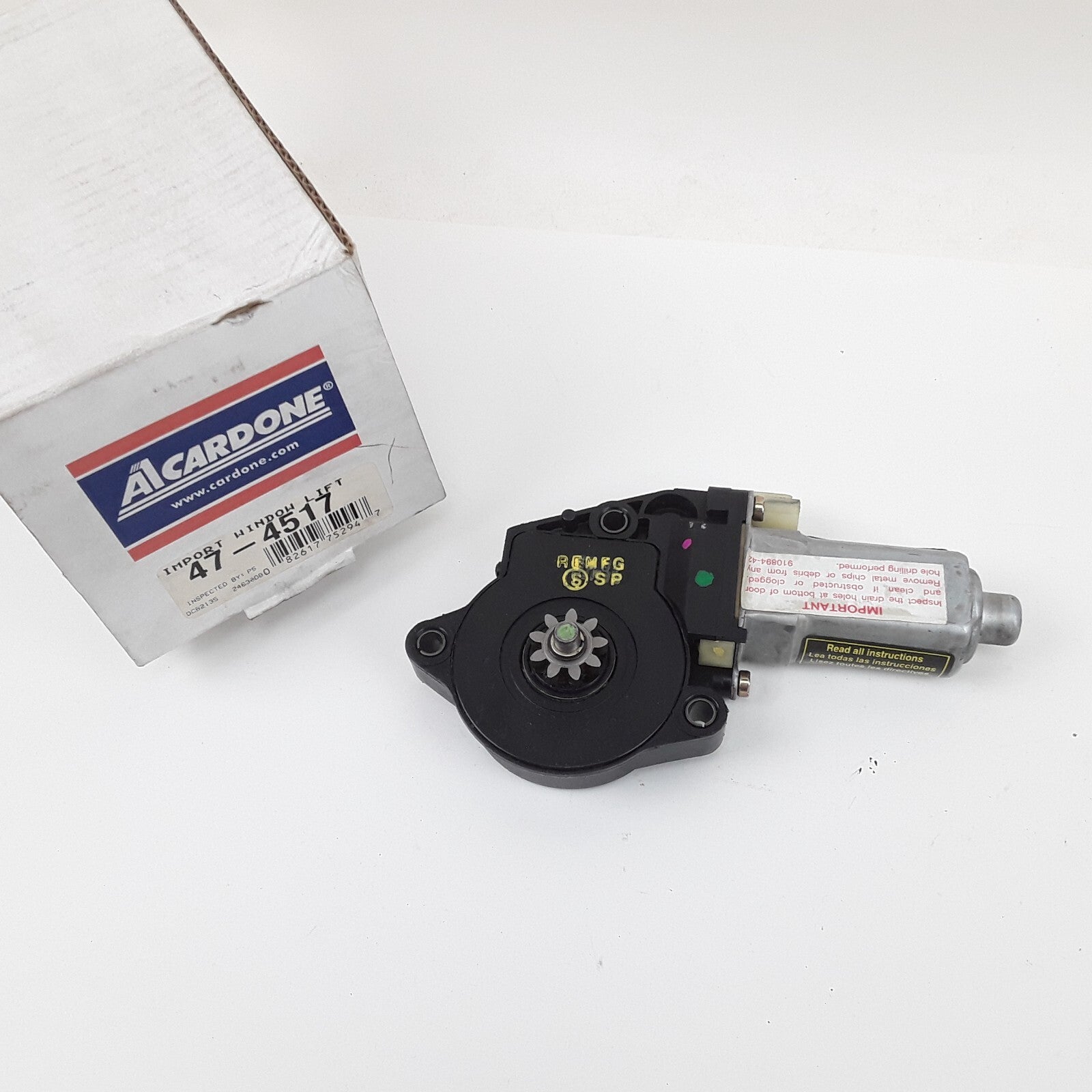 Cardone 47-4517 Front Right Rear Window Motor Fits Hyundai Elantra 2001-2006