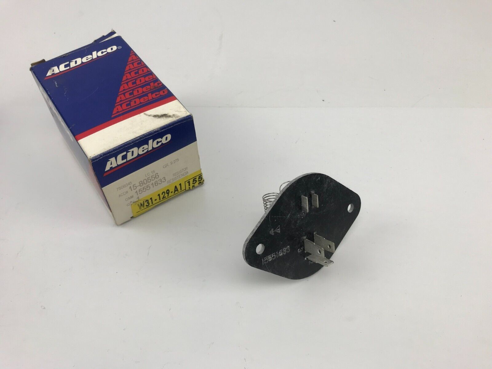 GENUINE OEM ACDelco 15-80556 HVAC Blower Motor Resistor 15551633 1MR4323M18 FAST - HotCarParts