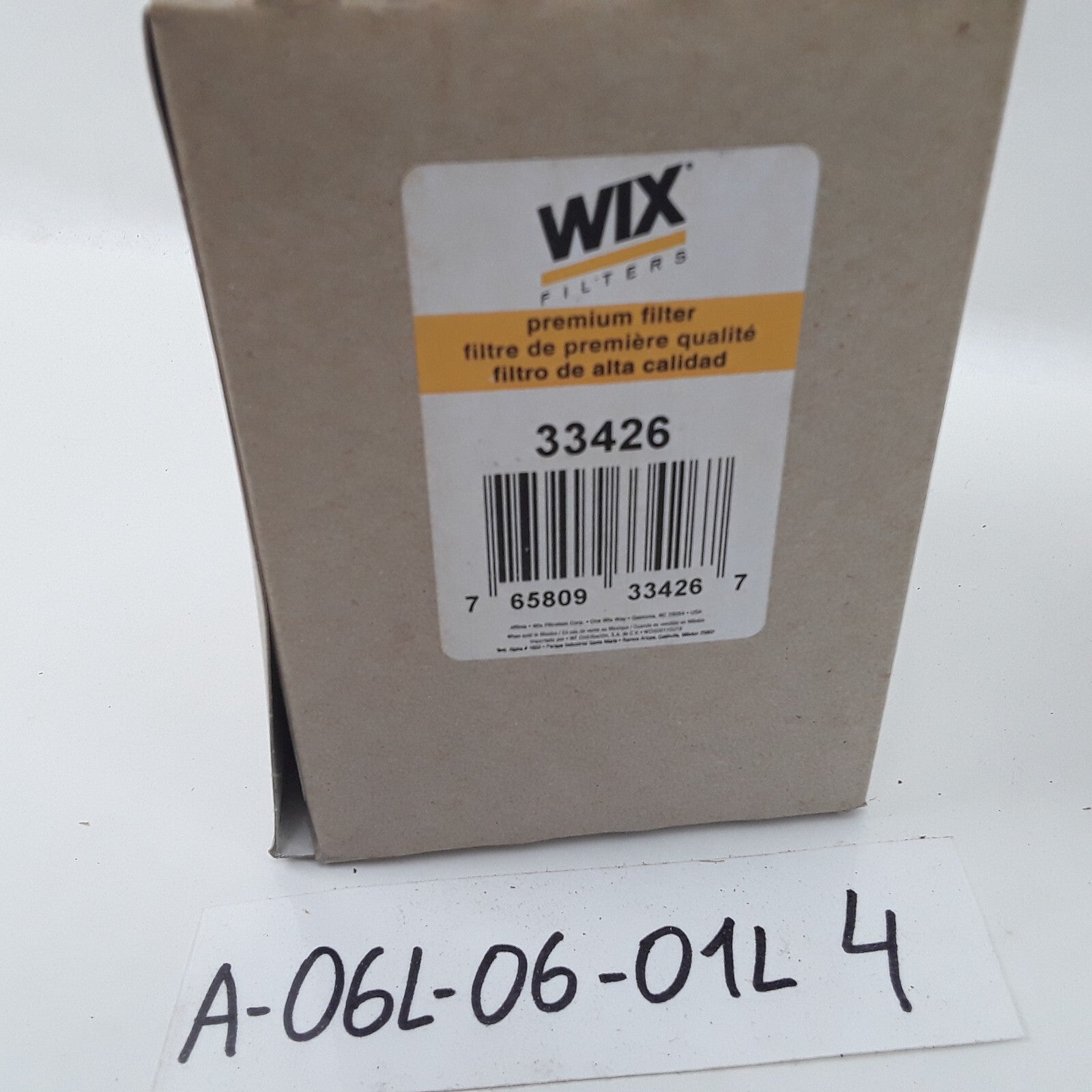 WIX 33426 Heavy Duty Spin-On Hydraulic Engine Fuel Water Separator Filter