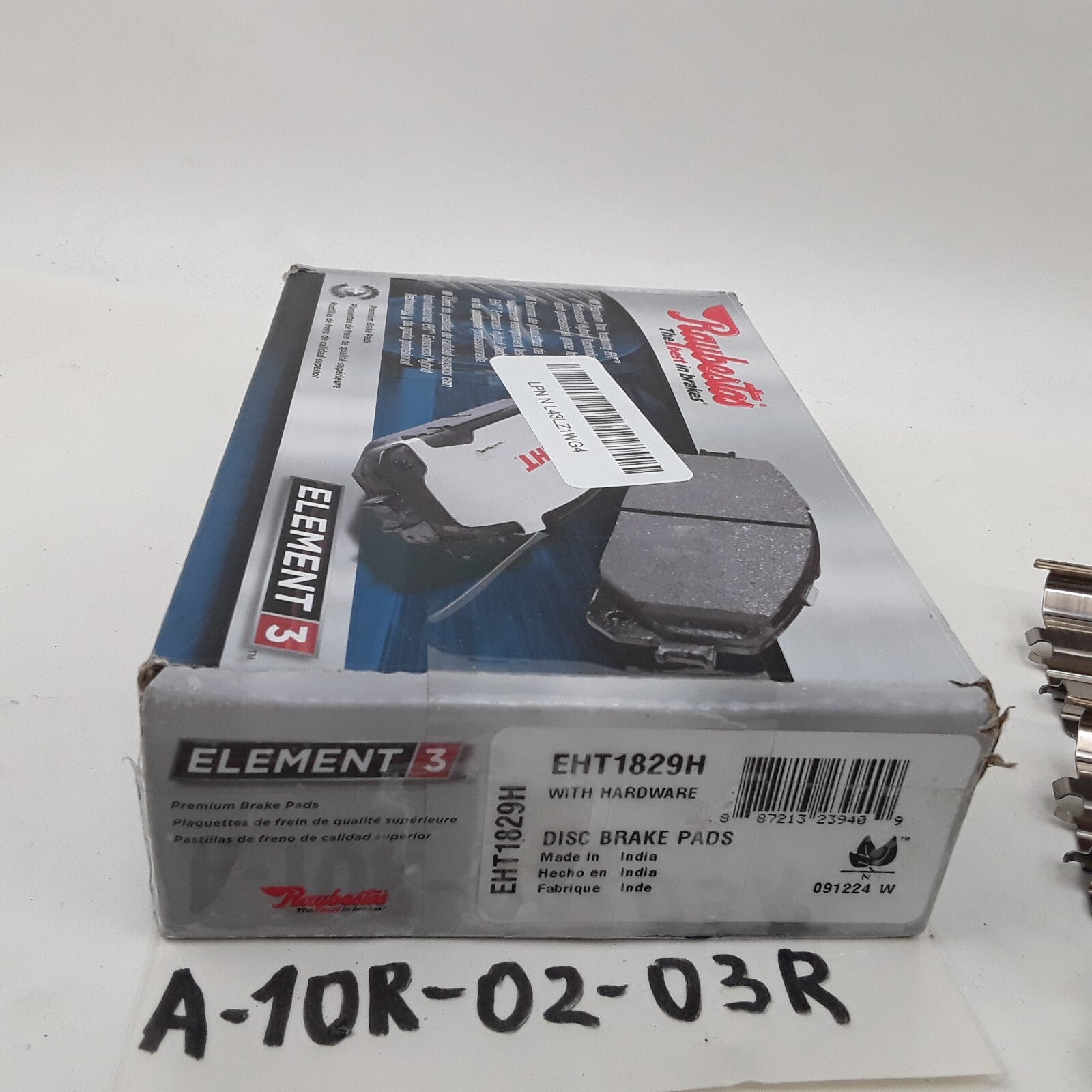 Raybestos EHT1829H Rear Brake Pad Set Fits Kia Optima Hyundai Sonata (2016-2020)