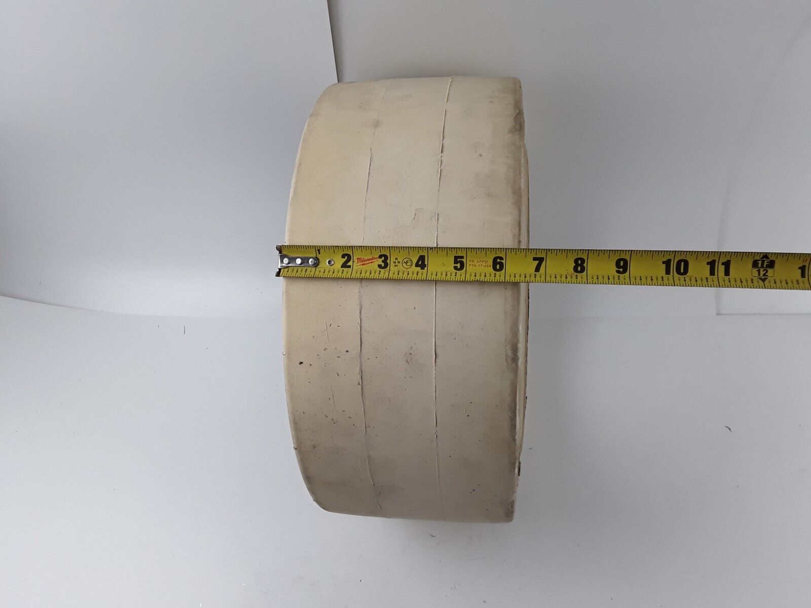 NEW Forklift Tire 16x7x10-1/2 Smooth White Rubber Non-Marking Press-On 16x7x10.5 - HotCarParts