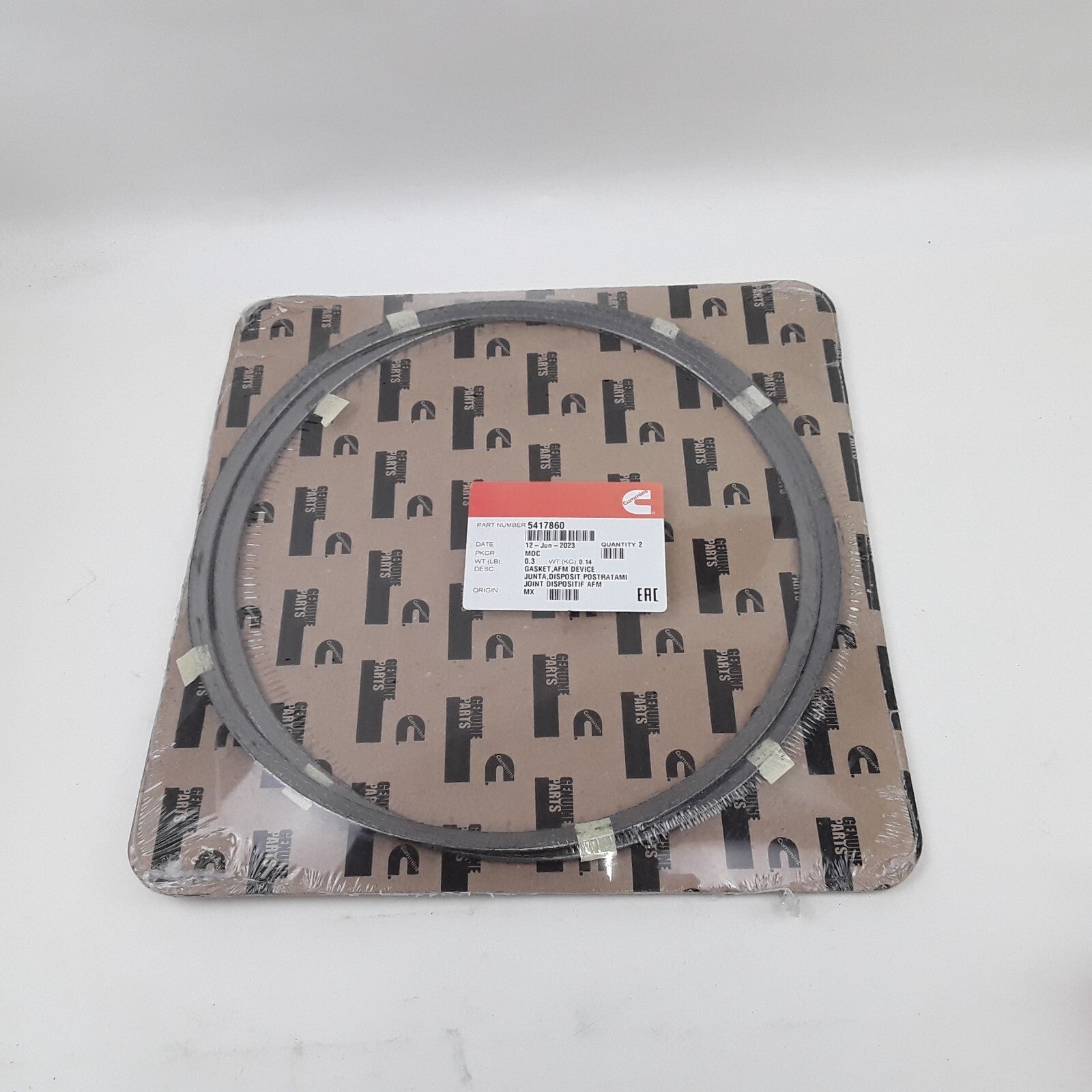 2 Cummins 5417860 Exhaust DPF Diesel Particulate Filter Body Gasket 2871772