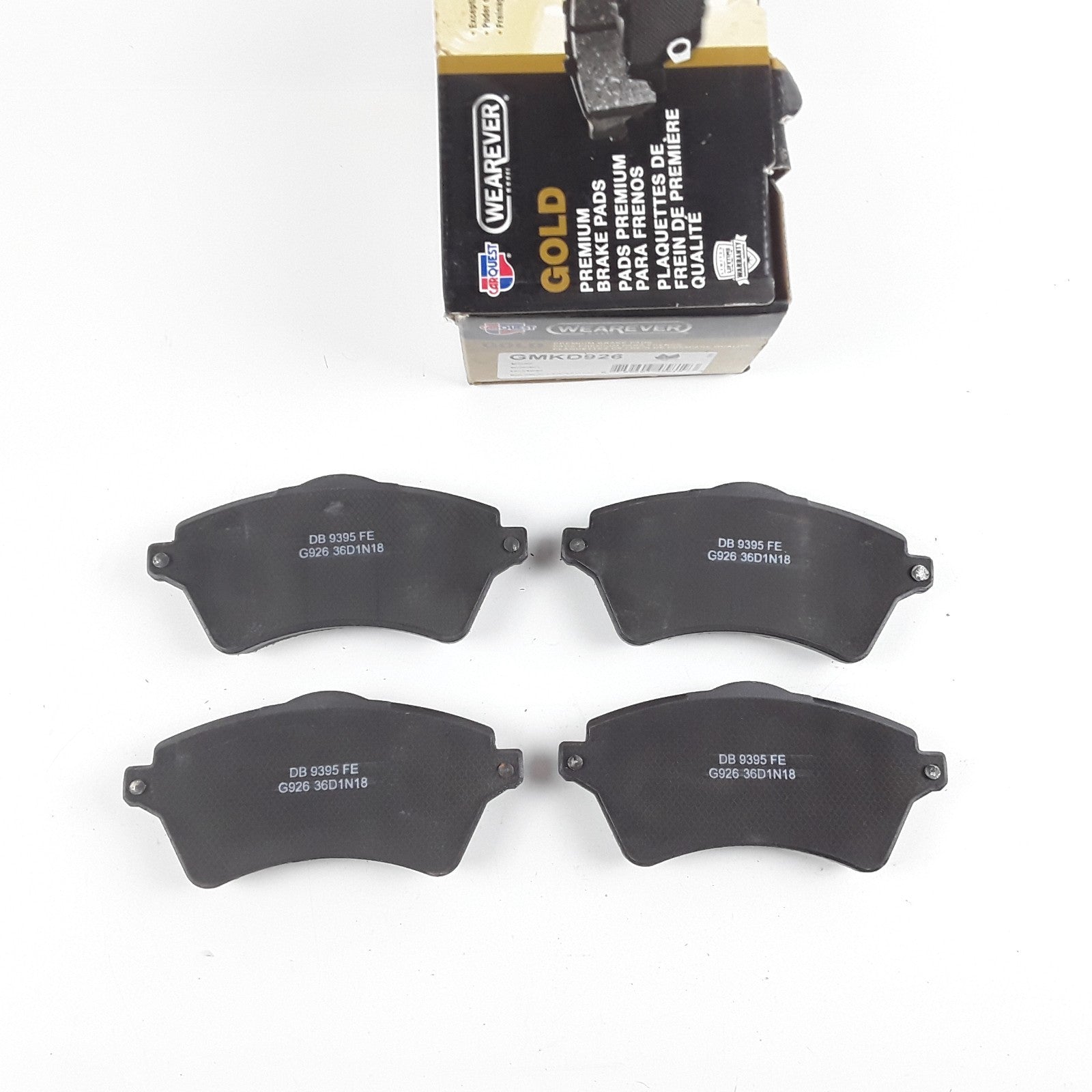Wearever Gold GMKD926 Front Disc Brake Pad Set For Land Rover Freelander 2002-05