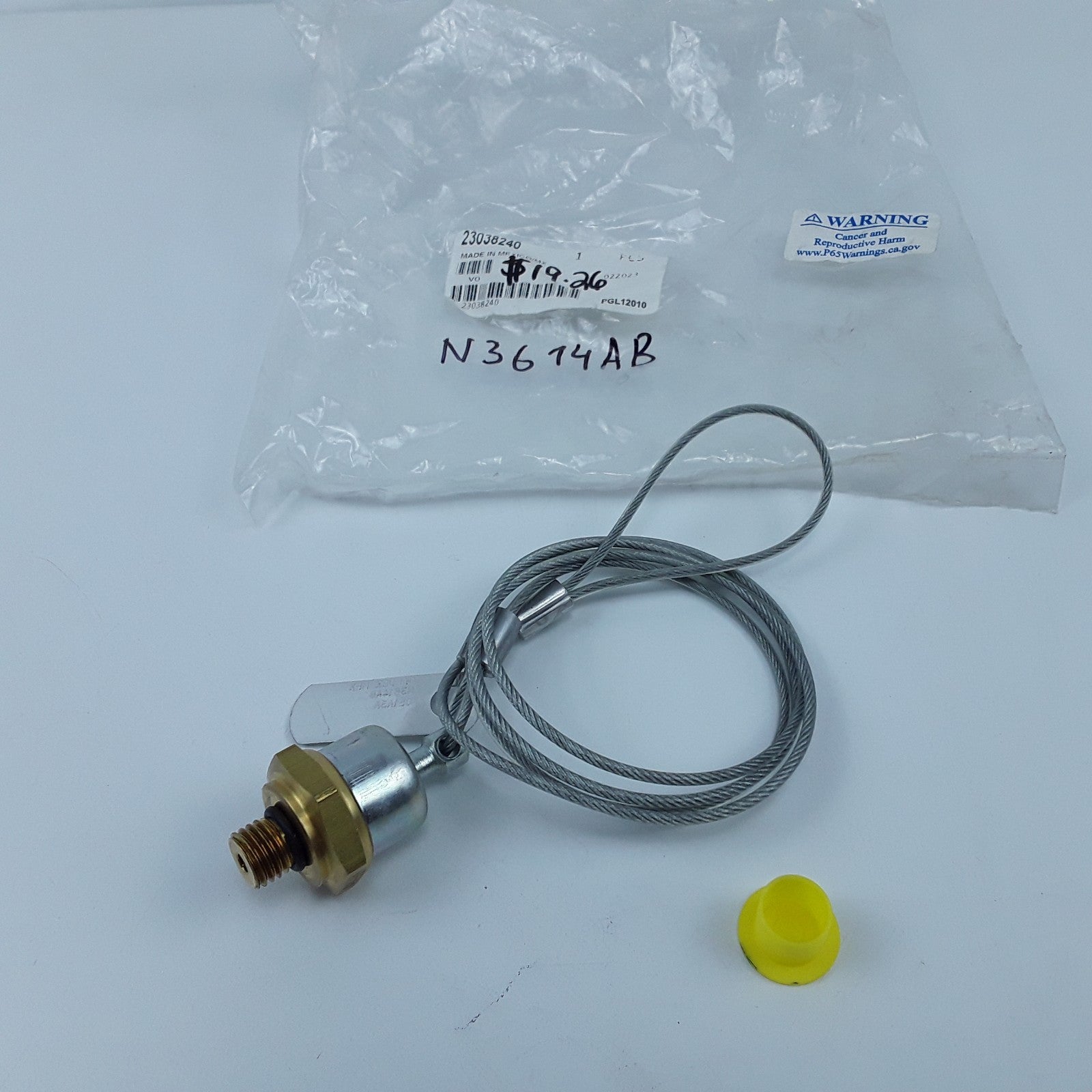 Drain Valve & Cable Assembly 23038240 For Mack & Volvo Heavy-Duty Trucks