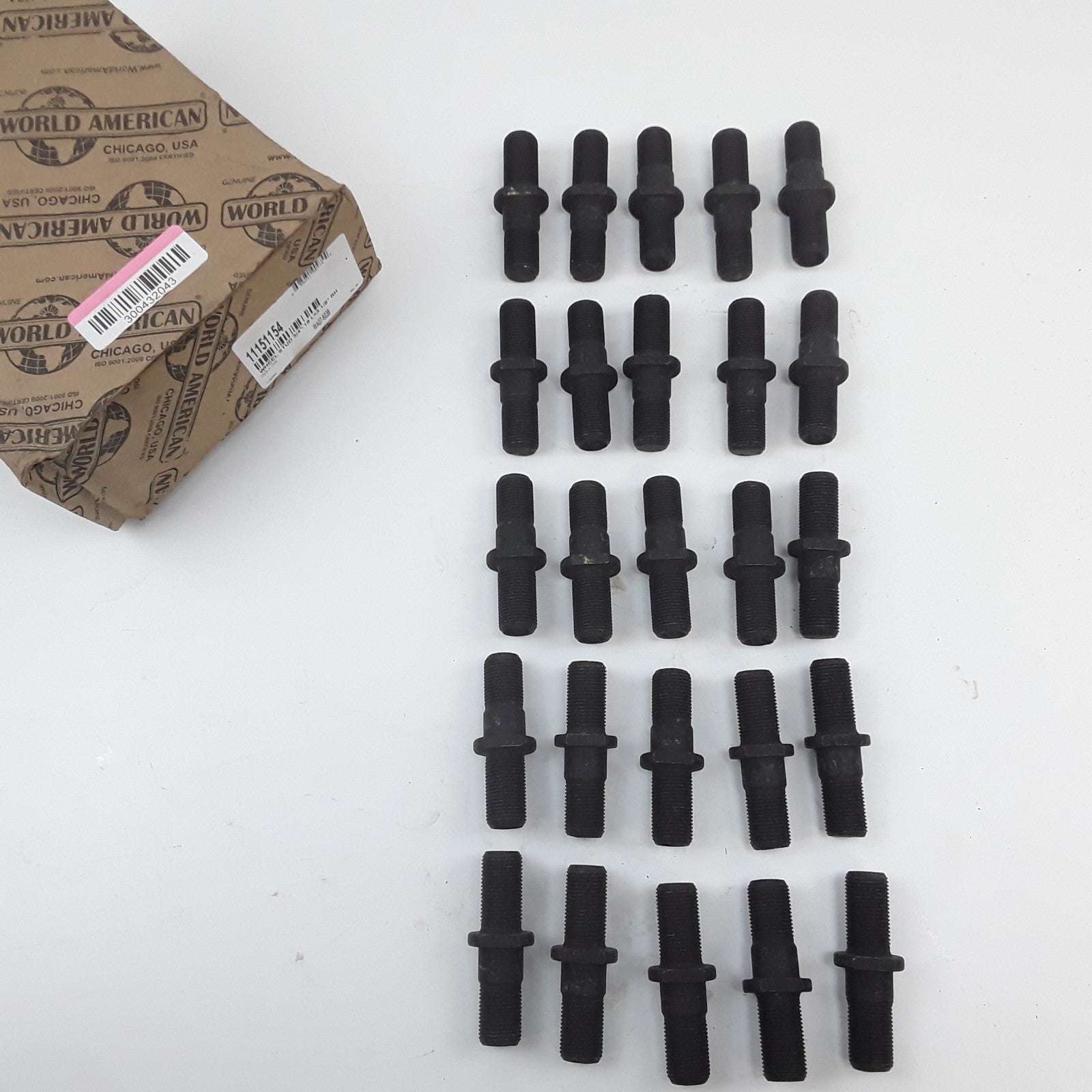 World American WA07-6038 Right Wheel Stud Assembly 3/4"-16 L=3 1/8" RH Set of 25