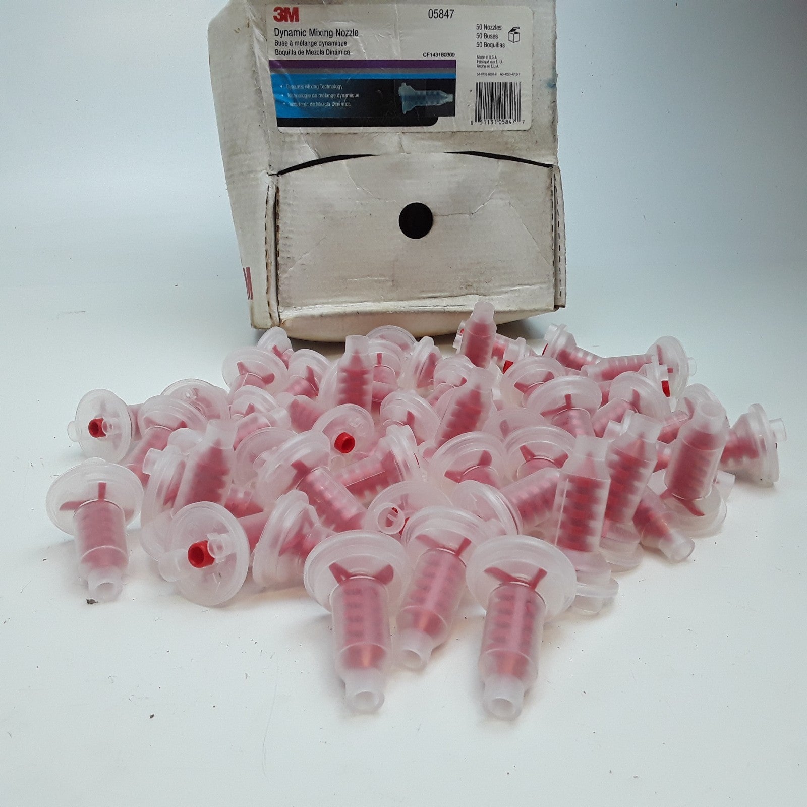 3M 05847 Dynamic Mixing System Nozzle 50 Pieces For Fillers & Glazes