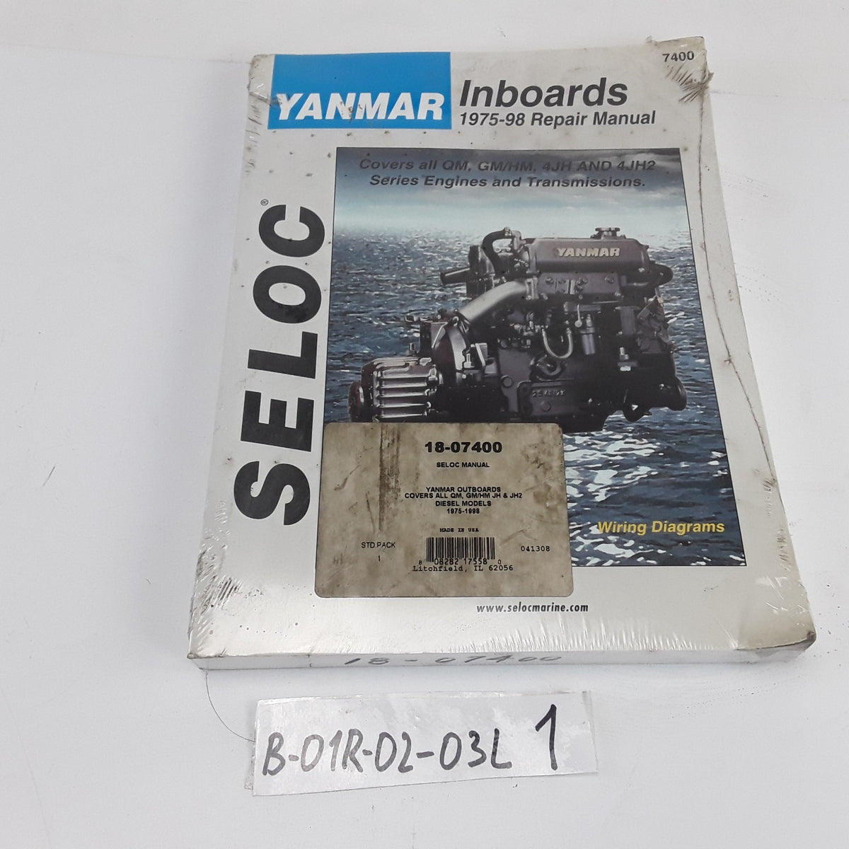 Repair Manual For Yanmar Outboards All QM GM/HM JH & JH2 Diesel Models 1975-1998