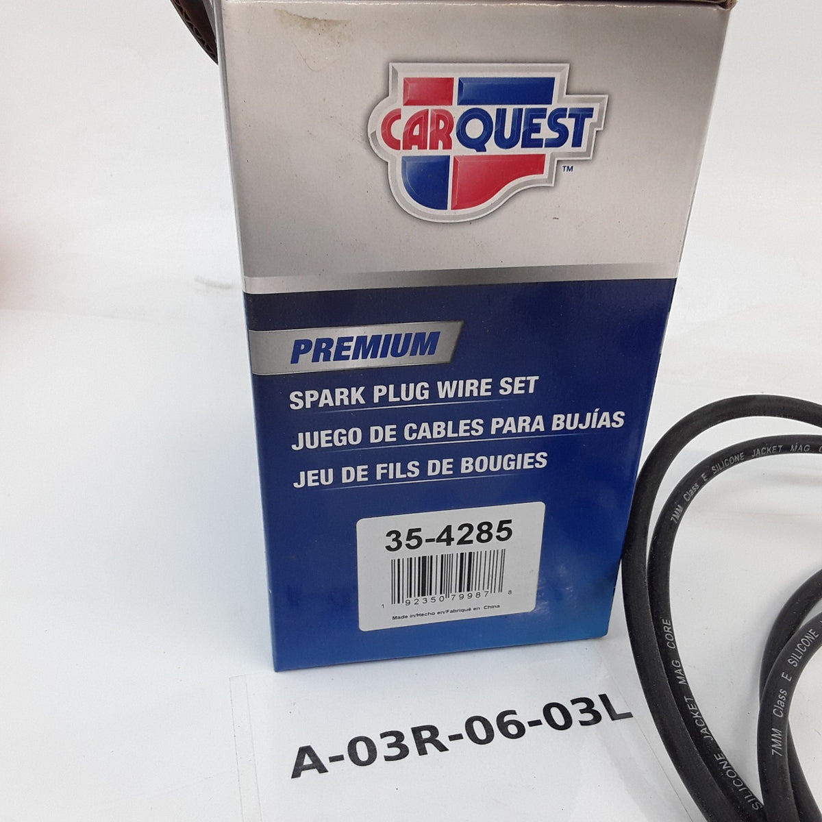 Spark Plug Wire Set Fits Kia Sephia (1995 1996 1997) 1.8L, 1.6L Carquest 35-4285