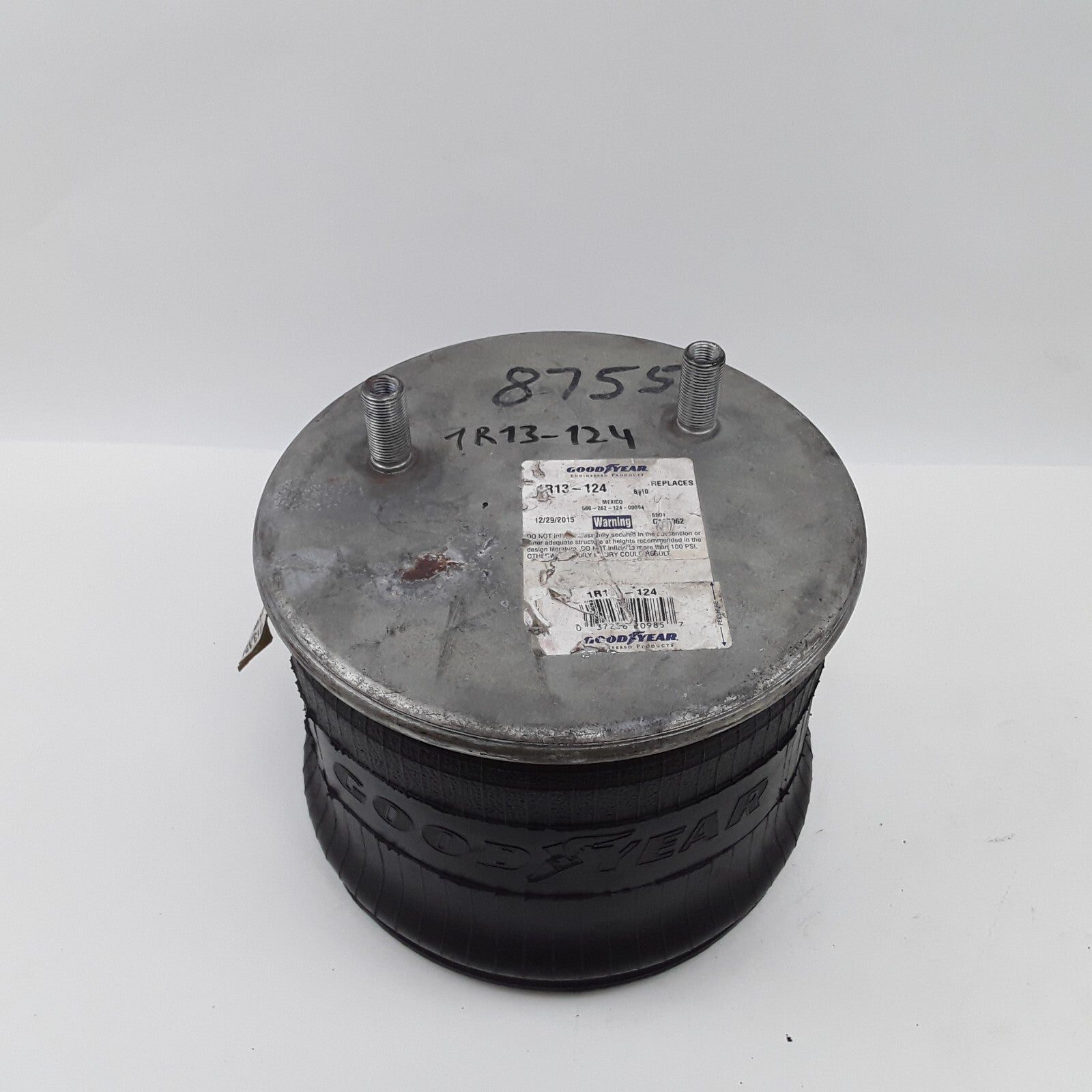 Goodyear 1R13-124 Air Spring 7.2" Compressed Height For Hendrickson Suspension