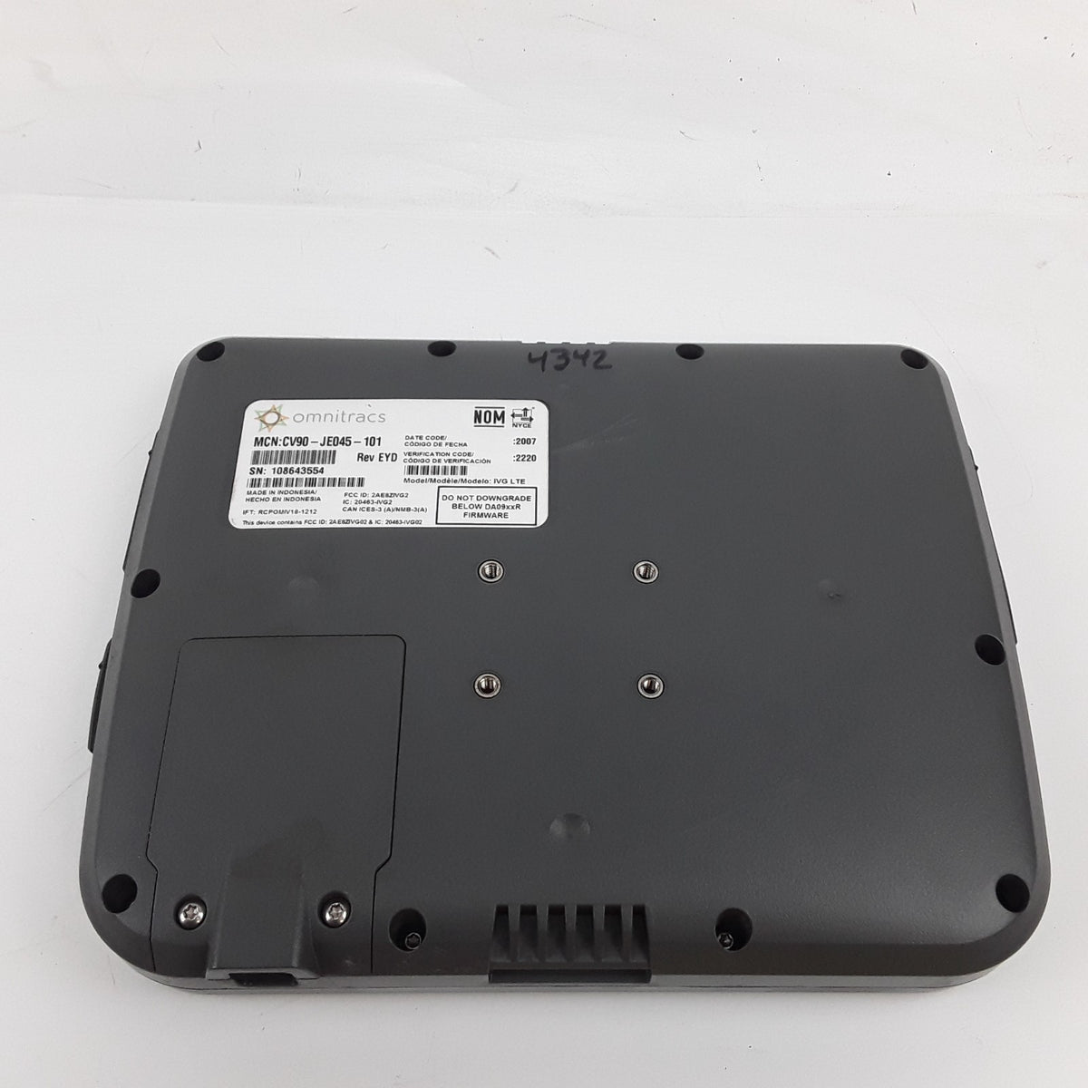 Omnitracs CV90-JE045-101 IVG ELD ELE 4G LT For Commercial Truck To Track Vehicle
