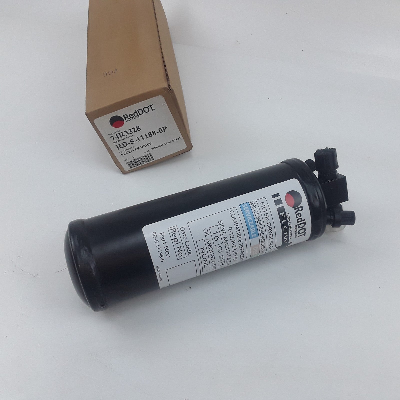 Steel Filter Drier Fits Freightliner FL70 FL60 FL80 FL50 FL112 FL106 (1994-2003)