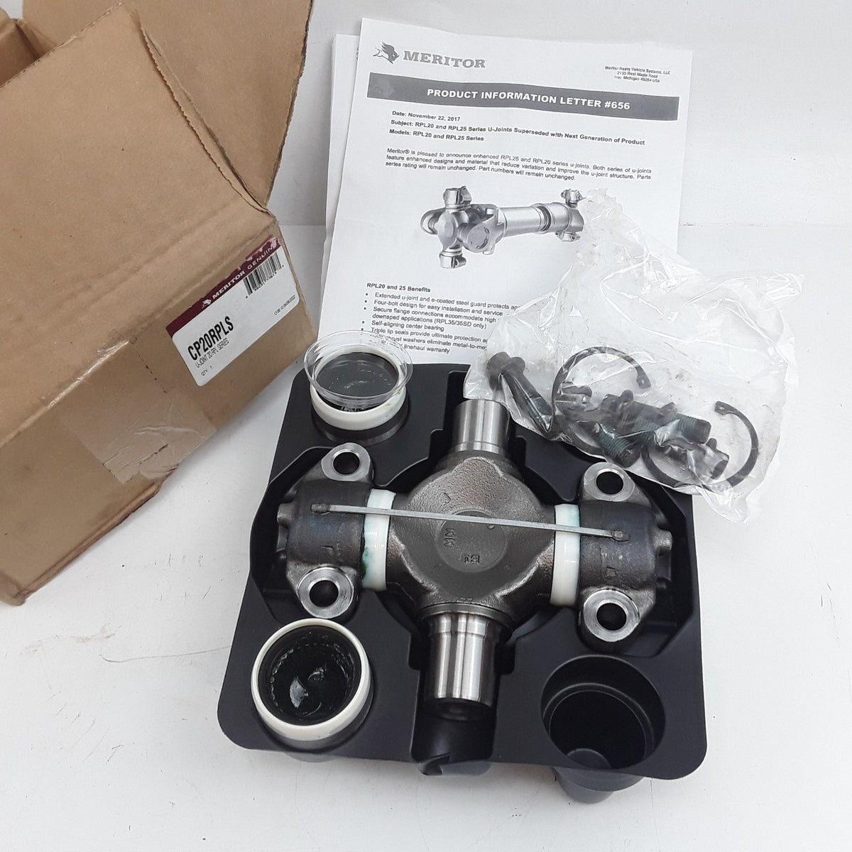 Meritor CP20RPLS Universal Joint Assembly Fits Meritor RPL20 RPL25 Series