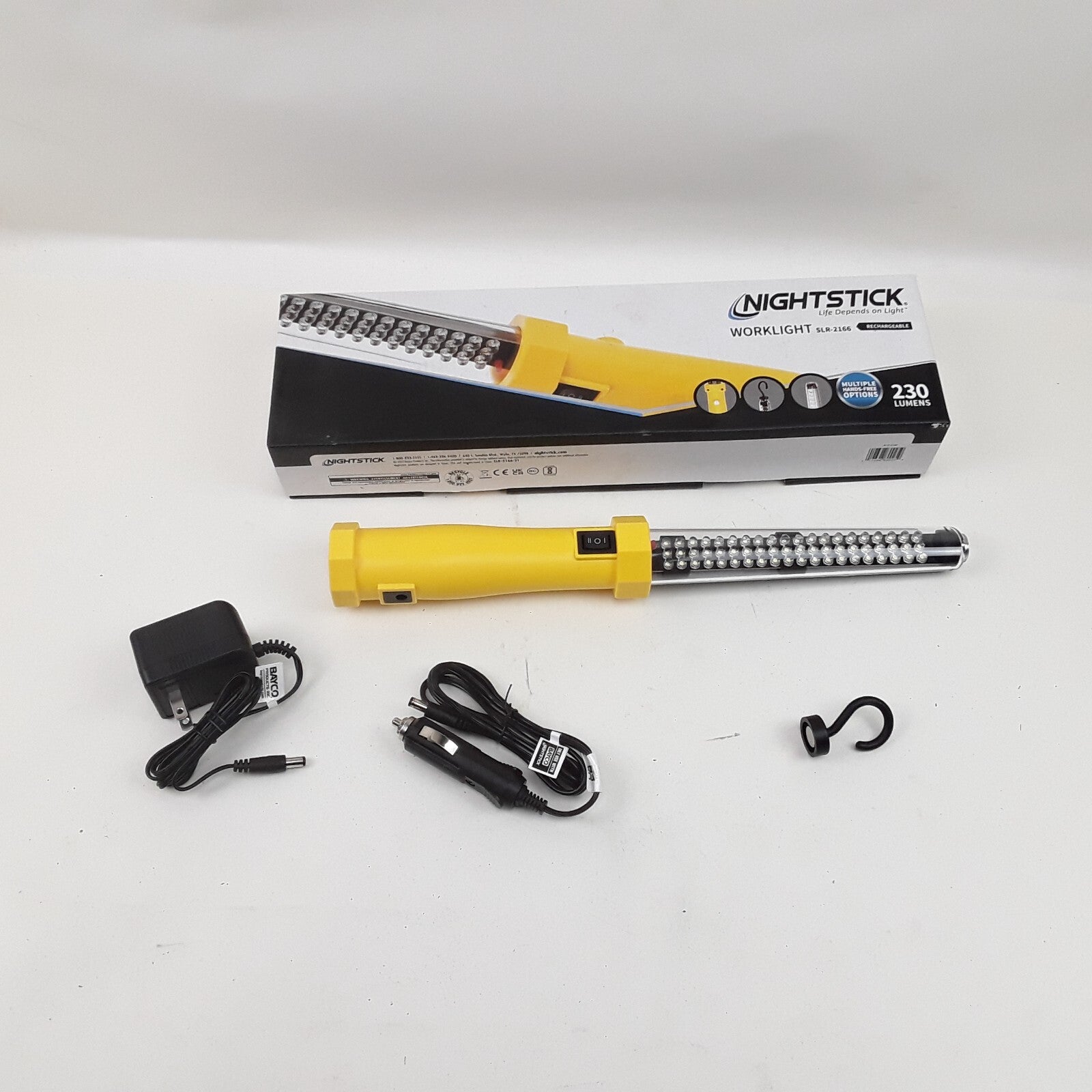 Nightstick SLR-2166 Multi-Purpose Work Light 230 Lumens Floodlight Rechargeable