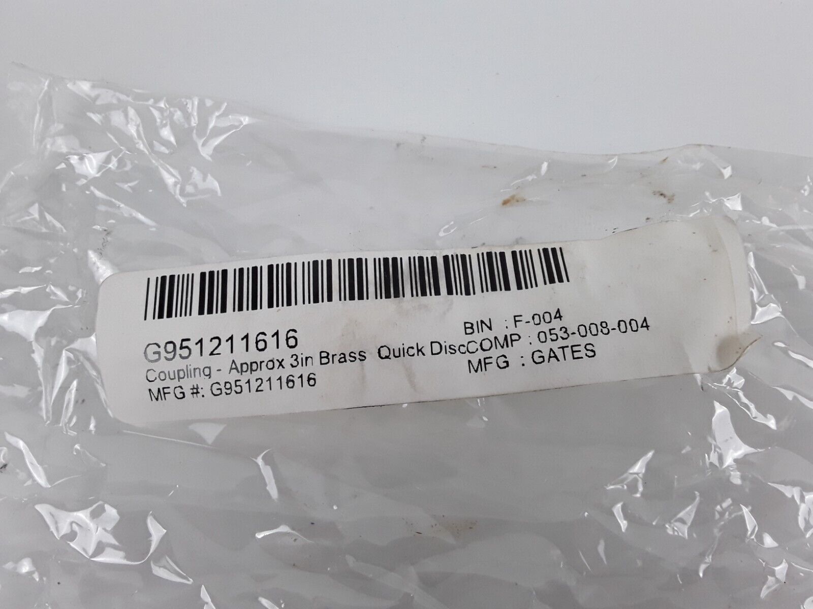 Gates G95121-1616 G951 Series 1"-11 1/2 Brass Quick Female Cast Iron Wing Nut - HotCarParts