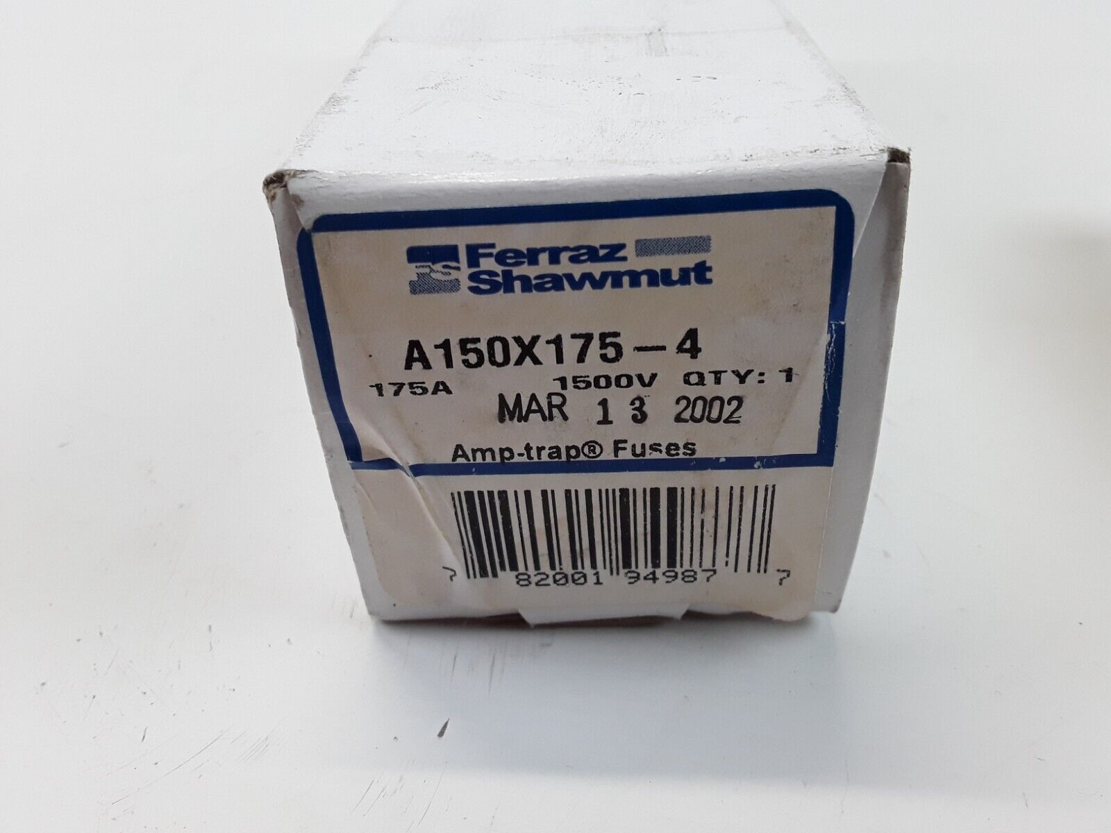Genuine Ferraz Shawmut Mersen A150X175-4 Semiconductor Fuse AmpTrap 1500VAC 175A - HotCarParts