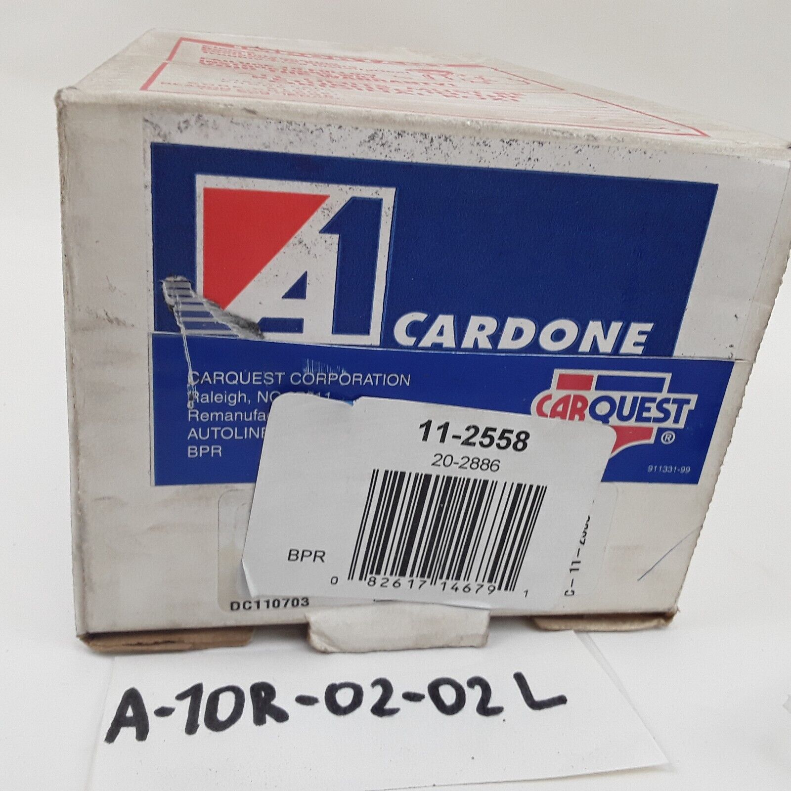 Cardone 11-2558 Brake Master Cylinder-4-Wheel ABS Reman For Acura Legend 1989-90