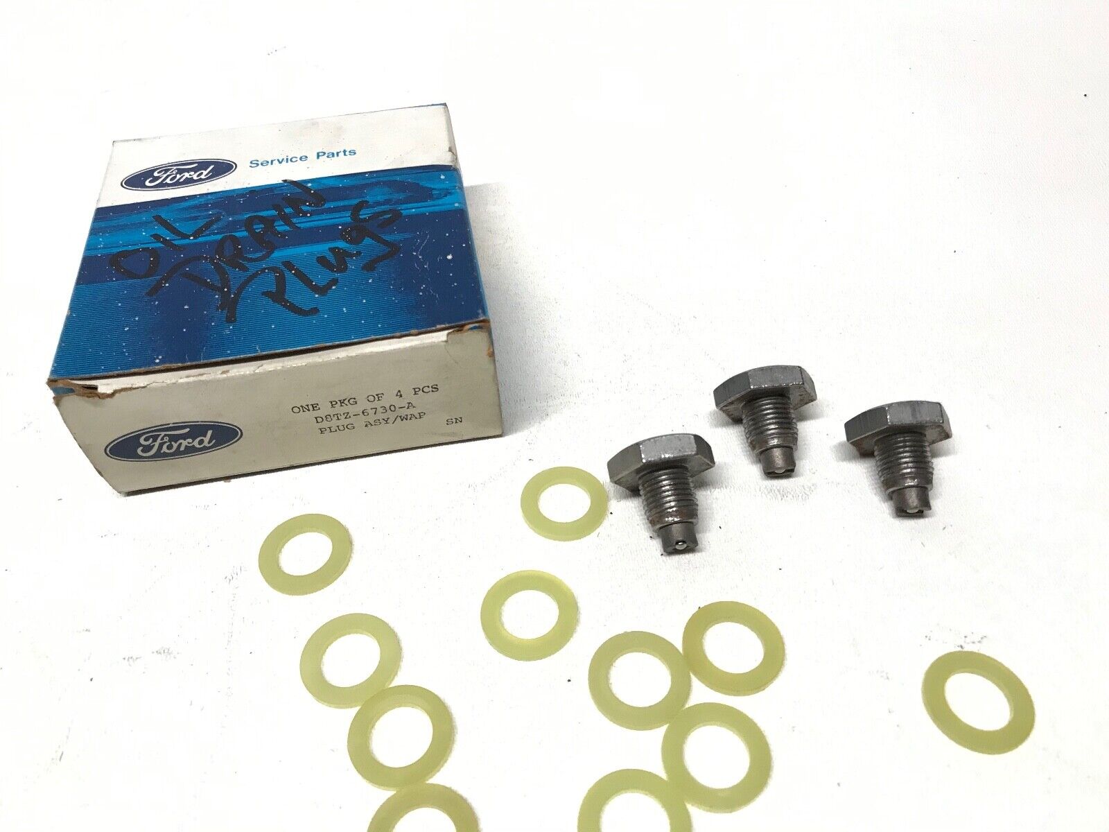 3 PCS - Ford OEM Oil Pan Drain Plug NOS D8TZ-6730-A 1978 - 1979 4.9L - HotCarParts