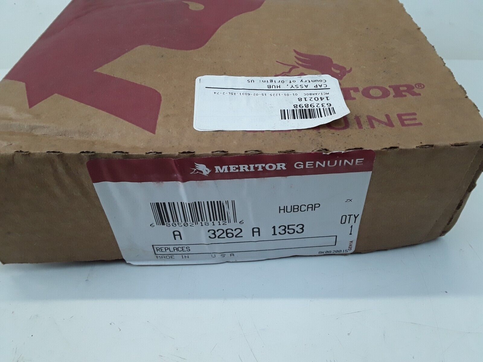 Meritor A3262A1353 Hubcap Front Steer Axle Hub Cap A-3262-A-1353 For Stemco 4176 - HotCarParts