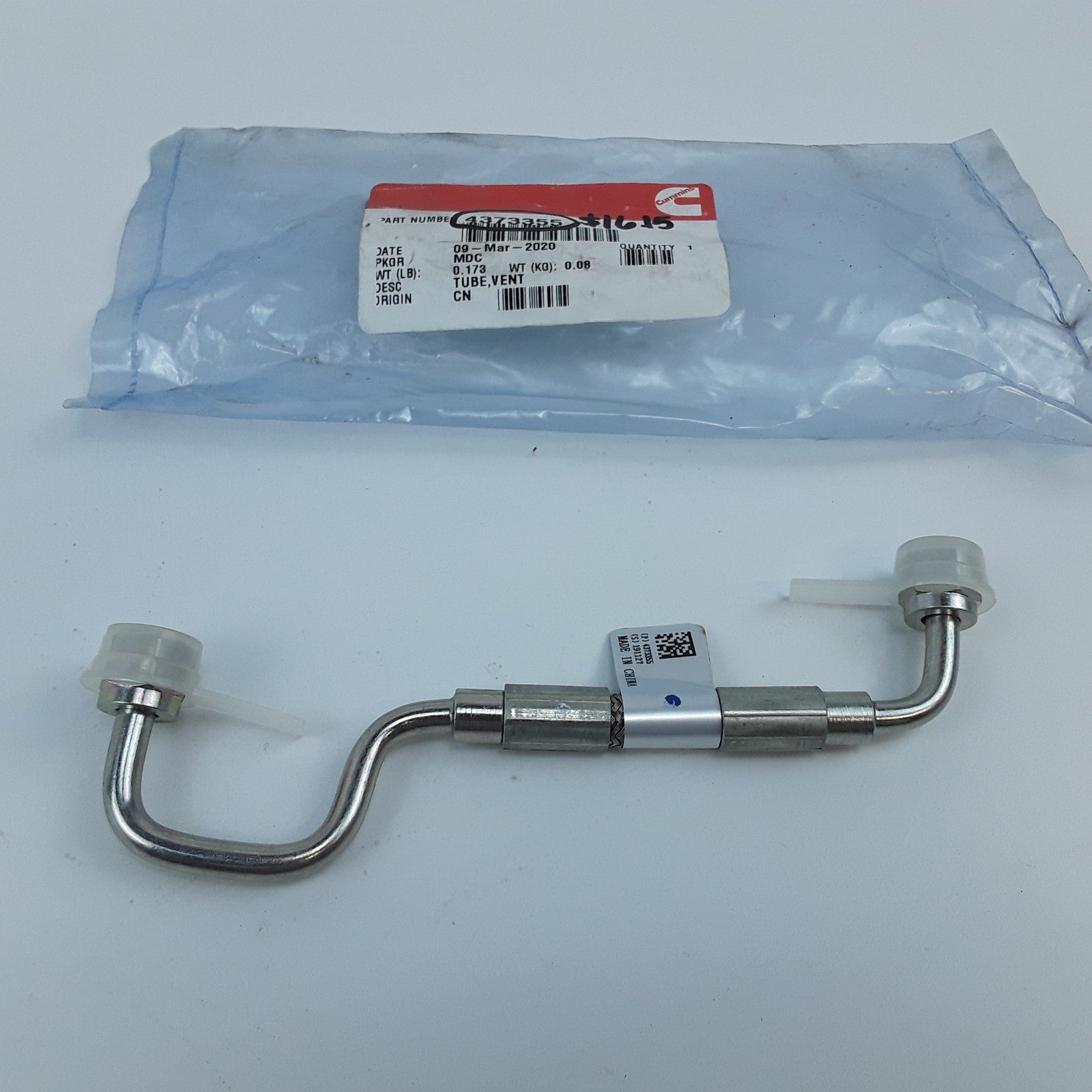 OEM Exhaust Gas Recirculation (EGR) Tube Vent For EPA10 12 Liter ISX QSX Engines