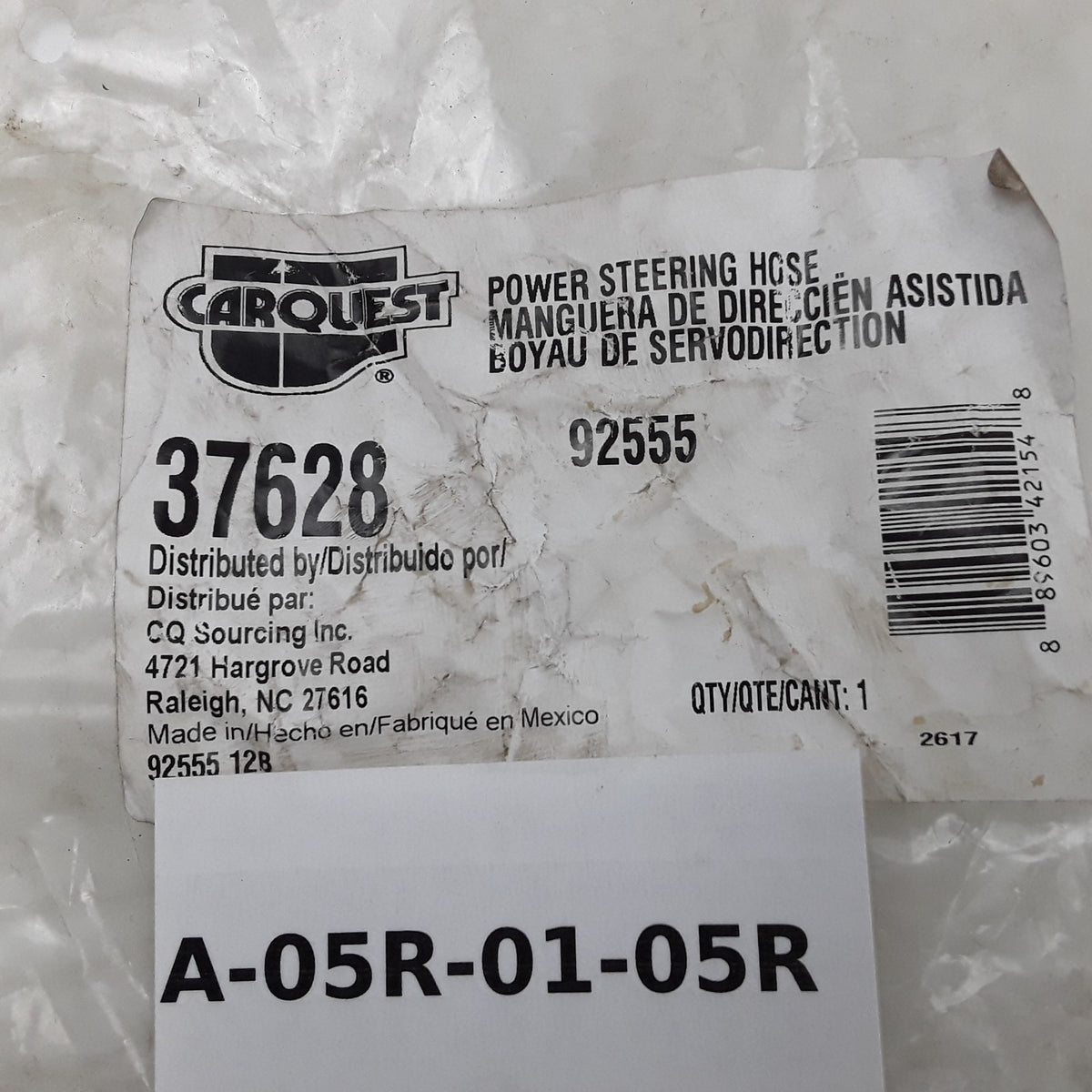 Carquest 37628 Steering Pressure Line Hose Fits Volkswagen Beetle 2003 2004 2005