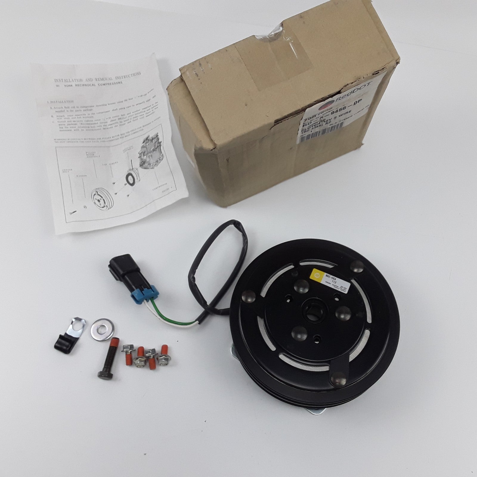 Red Dot 75R1302 Clutch Assembly 12V 2-Wire For Heavy Duty Trucks