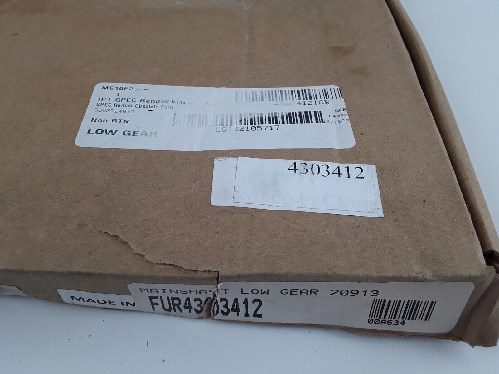 For Eaton Fuller 4303412 Low Main Shaft Gear 9219512 RTLO 11709 16713 Series - HotCarParts