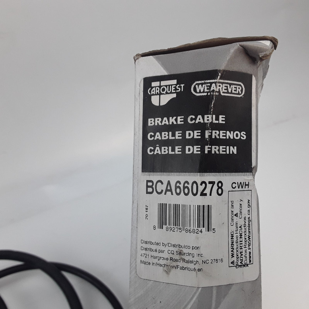 Carquest BCA660278 Rear Right Brake Cable Fits Honda Odyssey (1999 2000 2001)