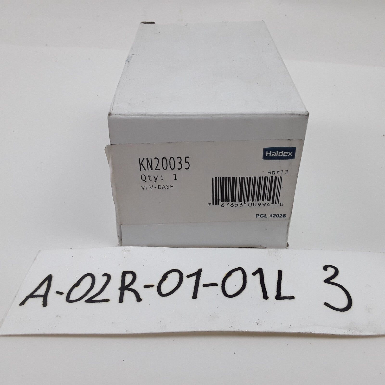 Haldex KN20035 Push-Pull Tractor Parking Air Brake Control Valve With Knob