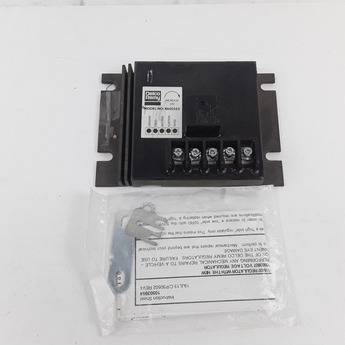 Delco Remy 8600563 Voltage Regulator 24 Voltage Fits Transit Coach School Buses