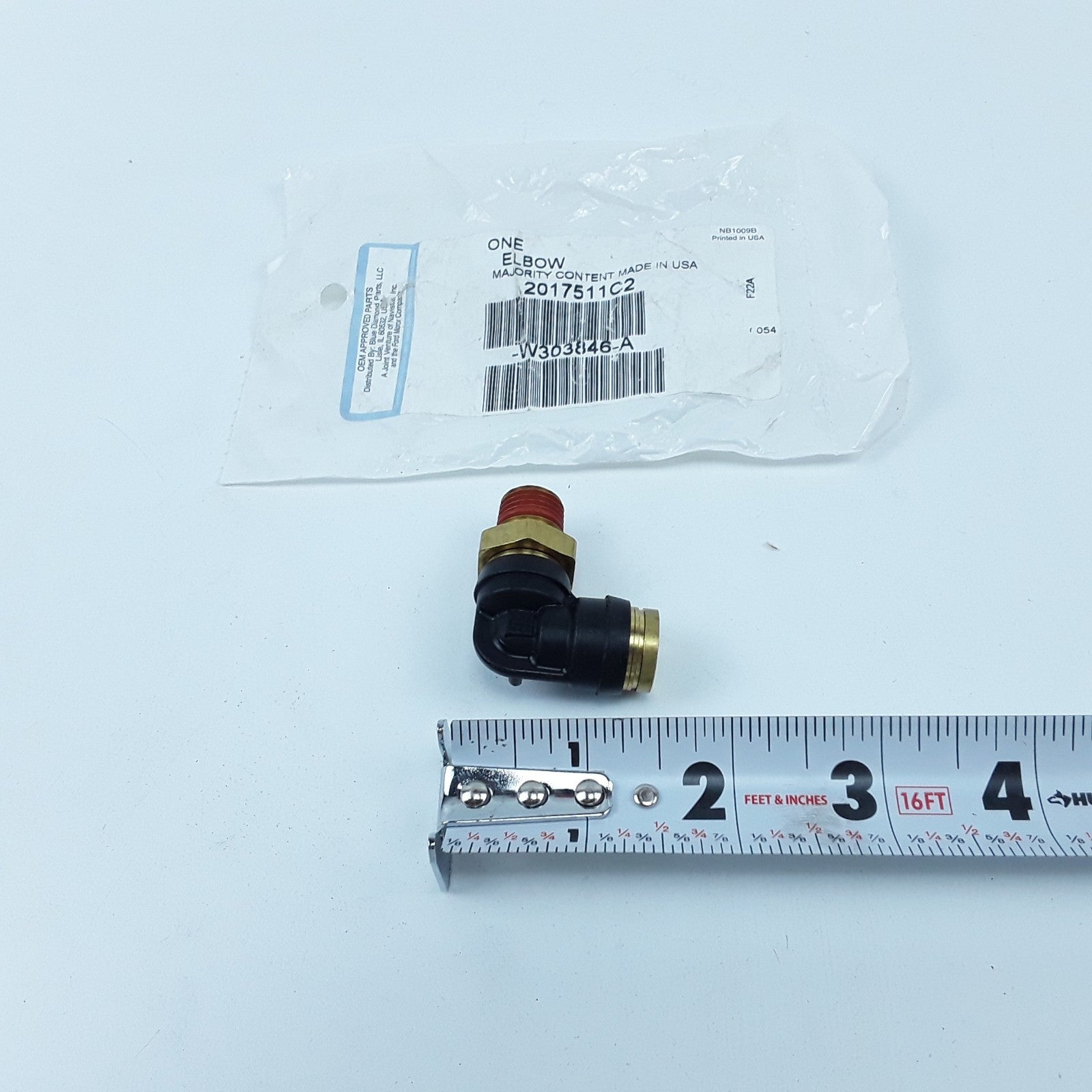OEM International 2017511C2 Elbow 90 Degree 1/4 MP X 3/8 PTC For Navistar Truck