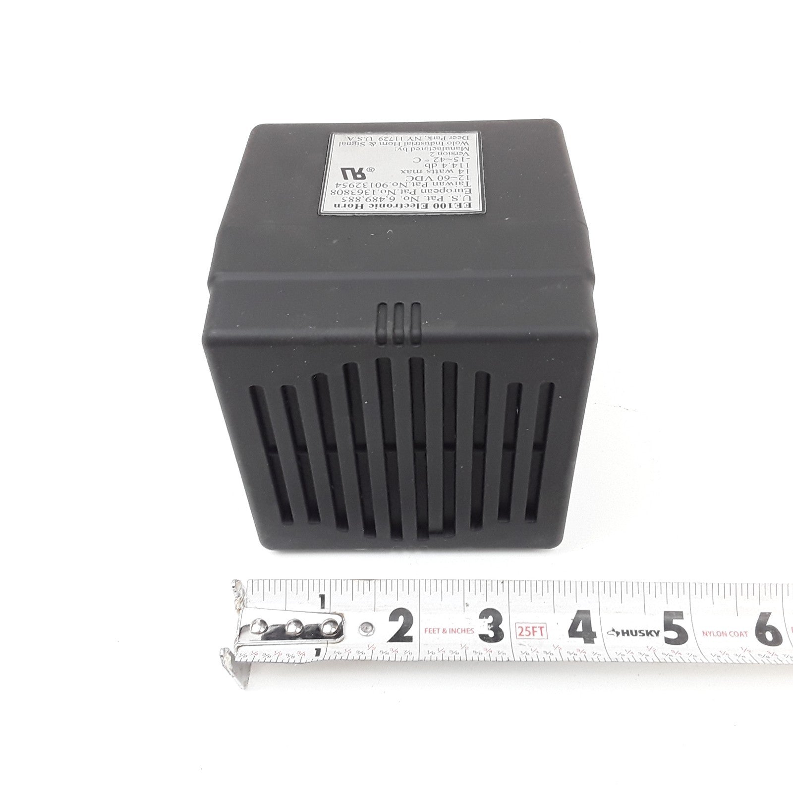 Wolo EE100 Electronic Horn For Industrial Equipment 12-60 VDC Heavy Duty