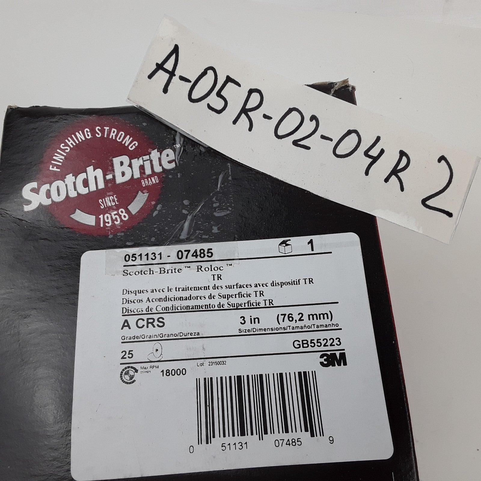 3M Scotch-Brite 051131-07485 Surface Conditioning Disc Size 3" - Box of 25