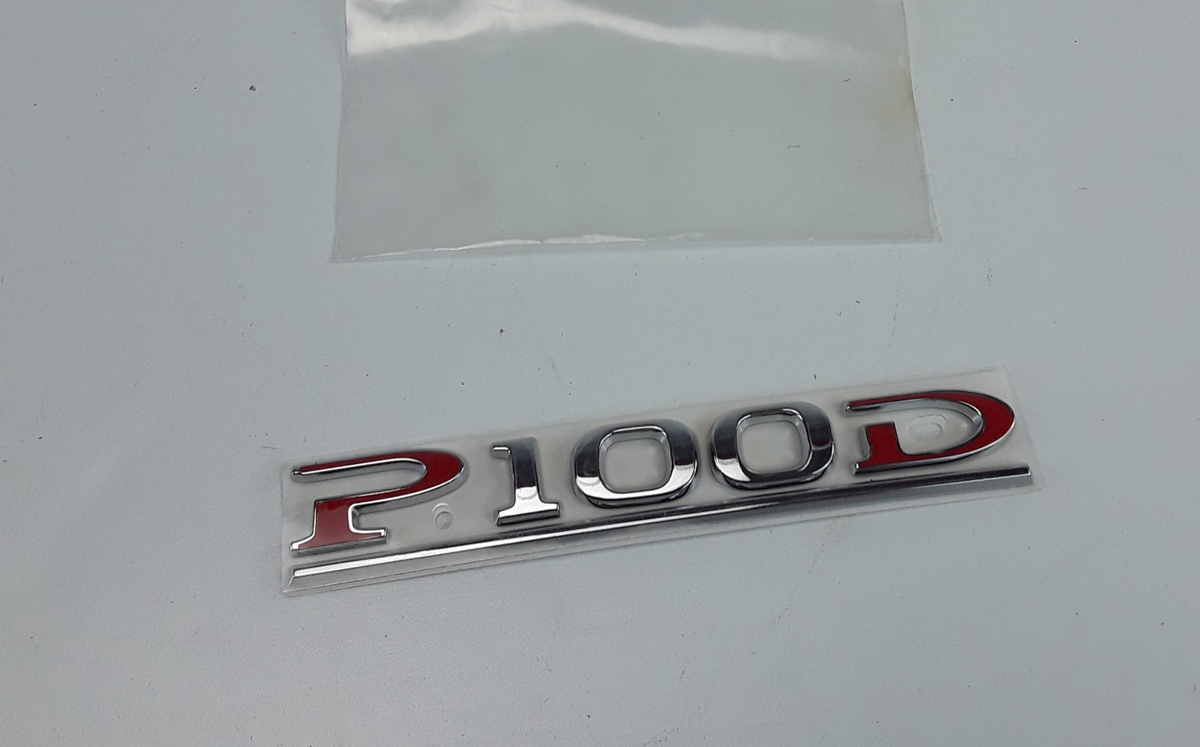 Model S & X 2015-2021 P100D Ludicrous Badge 1083672-00-A Genuine OEM New