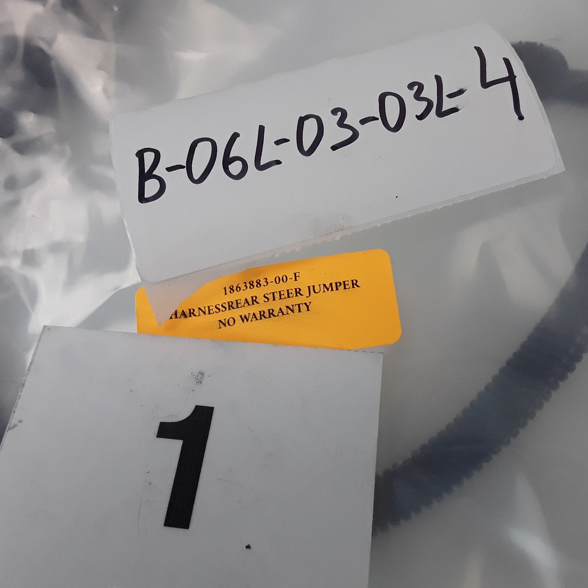 1863883-00-F Rear Steer Jumper Harness For Tesla Cybertruck Genuine OEM New
