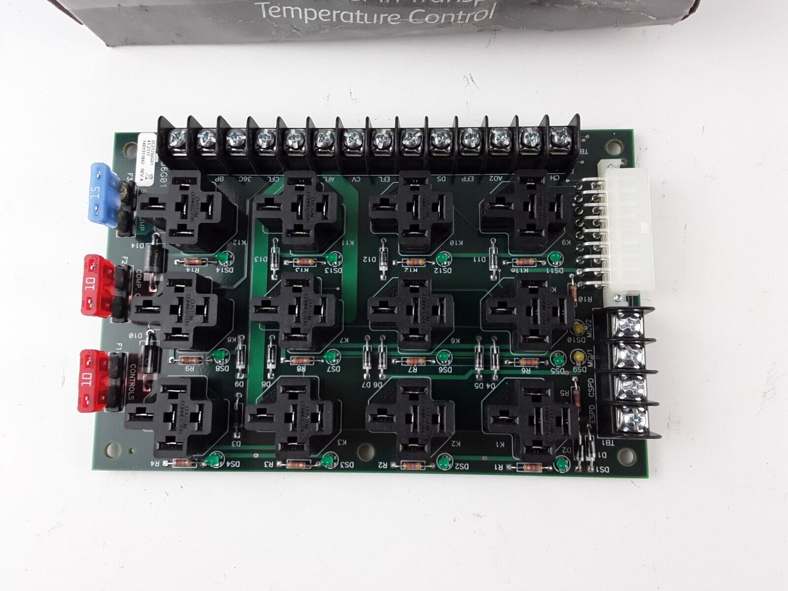 Thermo King Relay Board 412117, 41 2117, 2c21256G01, 2c21256go1 New - HotCarParts