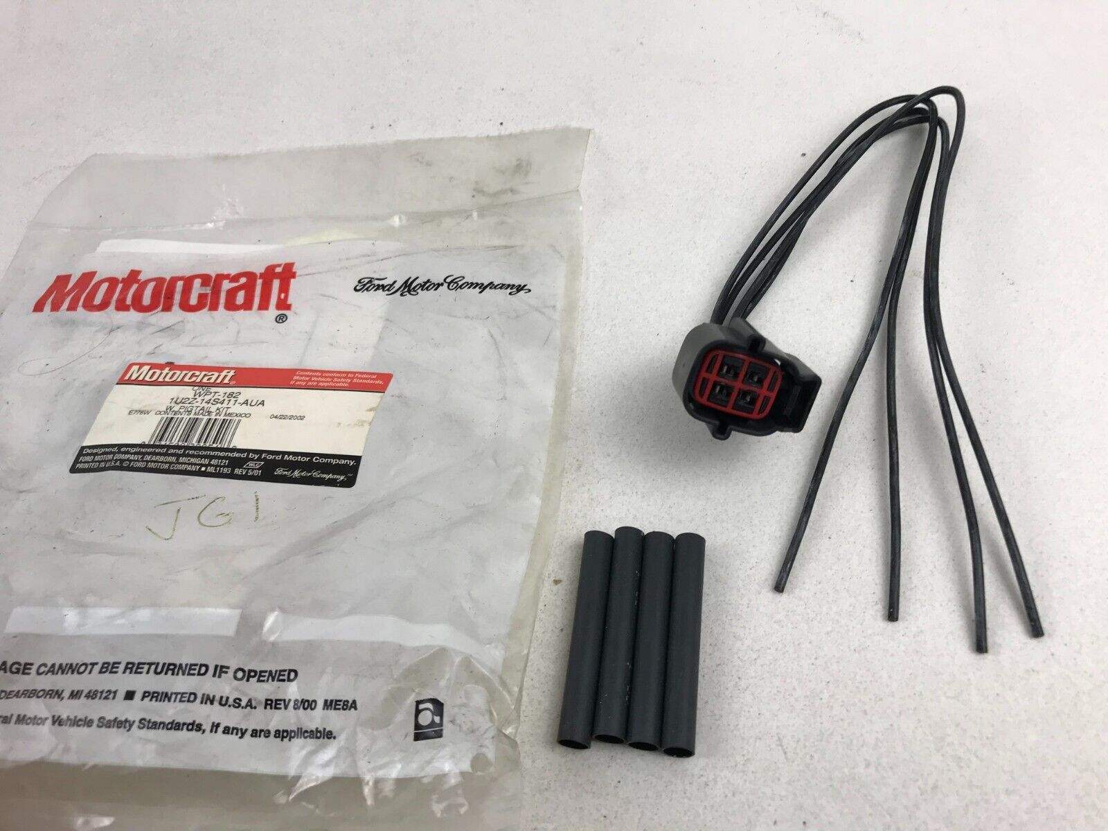 HVAC Pressure Switch Connector GENUINE OEM Motorcraft WPT-182 1U2Z-14S411-AUA - HotCarParts
