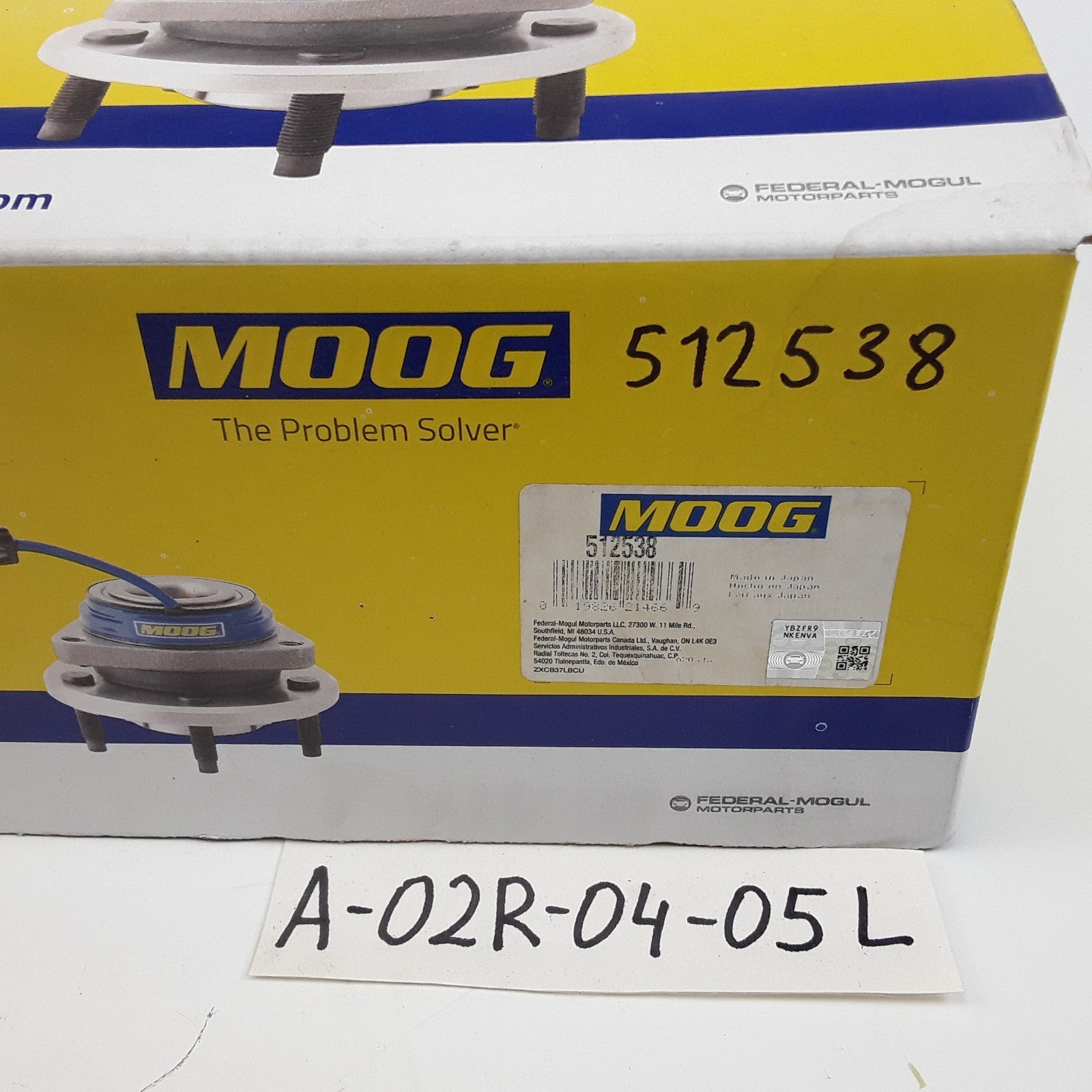 MOOG 512538 Rear Wheel Bearing Hub Assembly Fits Acura RLX (2014 2015 2016-2020)