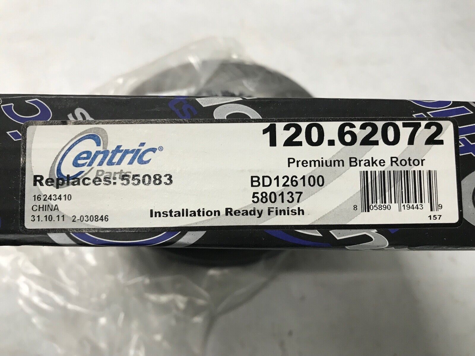Disc Brake Rotor-Rear Drum Front Centric 120.62072 Chevrolet Pontiac Saturn - HotCarParts