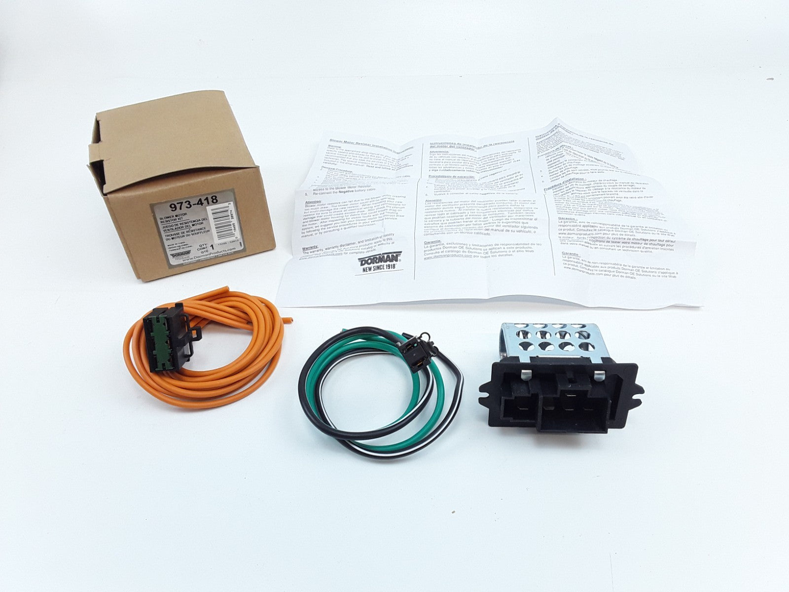 Blower Motor Resistor Kit Fits Dodge Plymouth Chrysler 1995 1996 1997 1998-2004