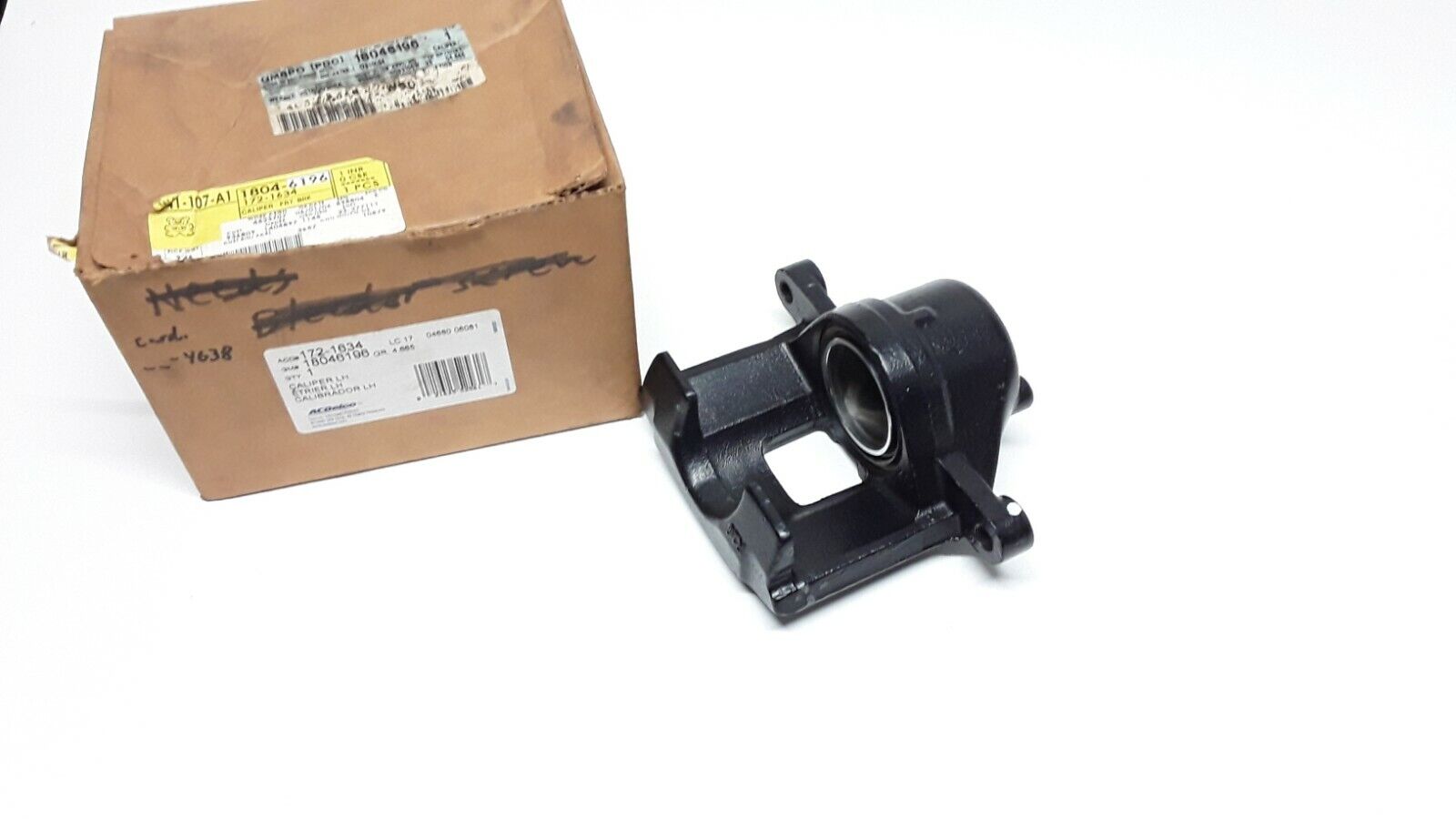 Disc Brake Caliper Front Left ACDelco GM Original Equipment 172-1634 / 18046196 - HotCarParts