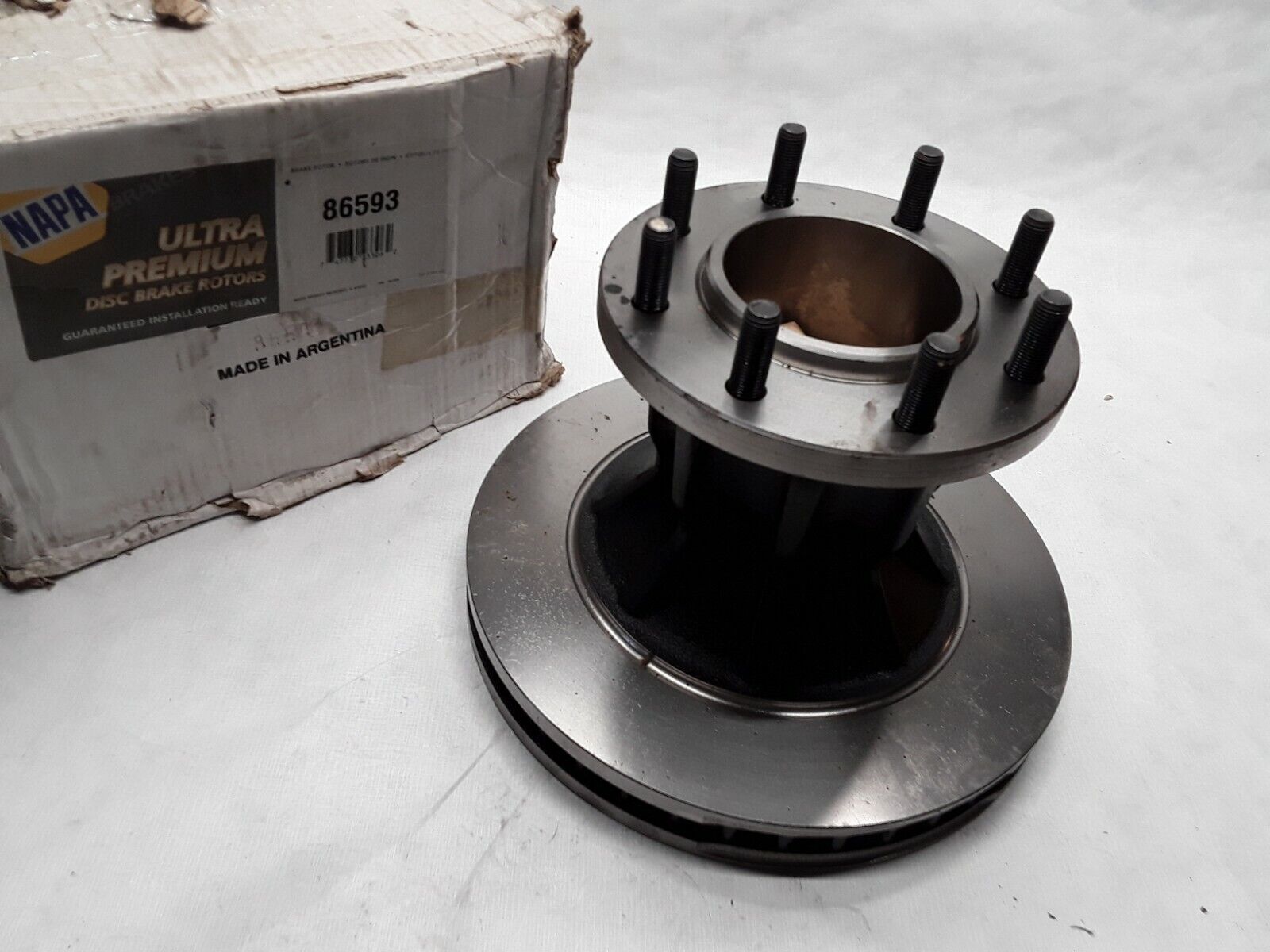 Front Brake Rotor & Hub Assembly UP86593 from NAPA Parts fits WAGNER BD125471 - HotCarParts