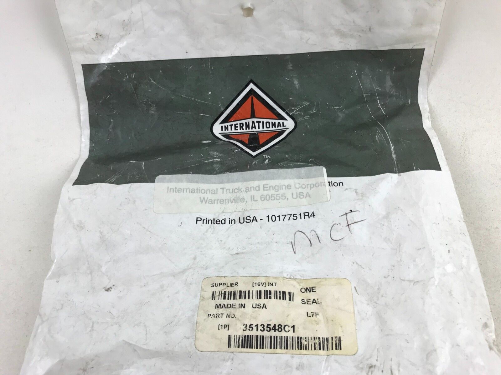 GENUINE OEM International 3513548C1 Seal Door Glass Inner Lh FAST SHIPPING - HotCarParts