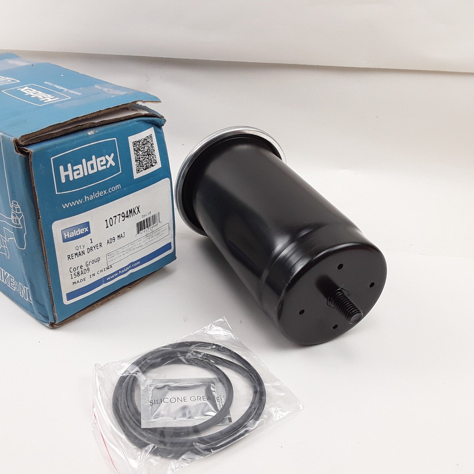Haldex 107794MKX Air Brake Dryer Reman AD9 MAJ For Heavy Duty Commercial Trucks