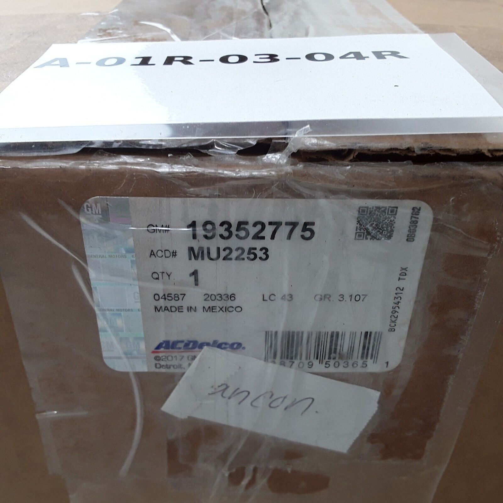 Fuel Pump Module Assembly Acdelco MU2253 19352775  For GM 55 Gallon Fuel Tank