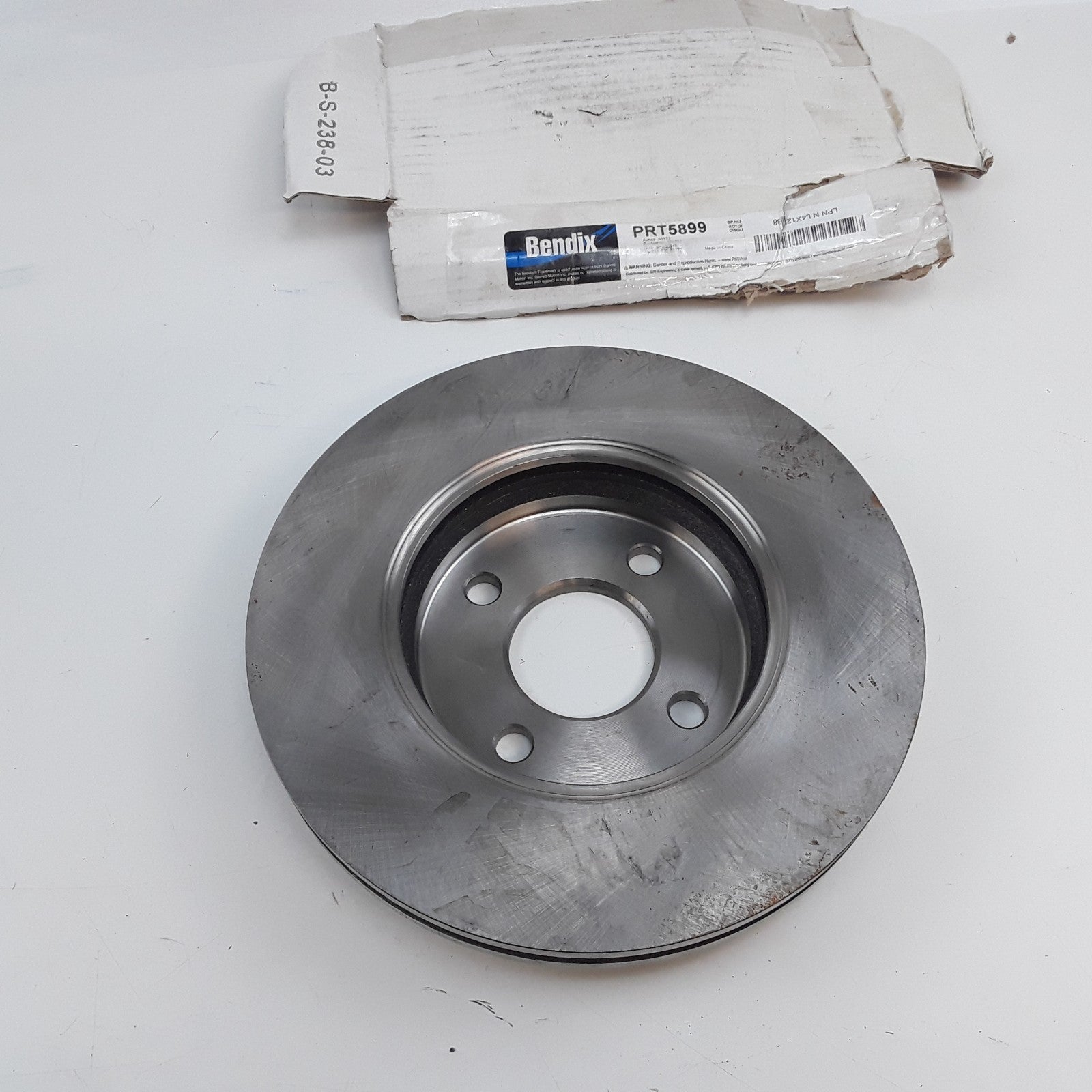 Bendix PRT5899 Front Disc Brake Rotor Fits Pontiac G5 Chevrolet Cobalt 2008-2010