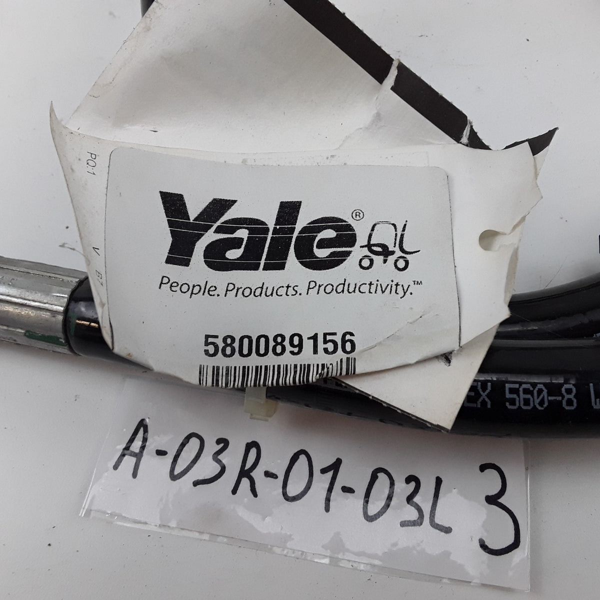 Yale Fits Hyster 580089156 Proprietary High-Pressure Hydraulic Hose Assembly
