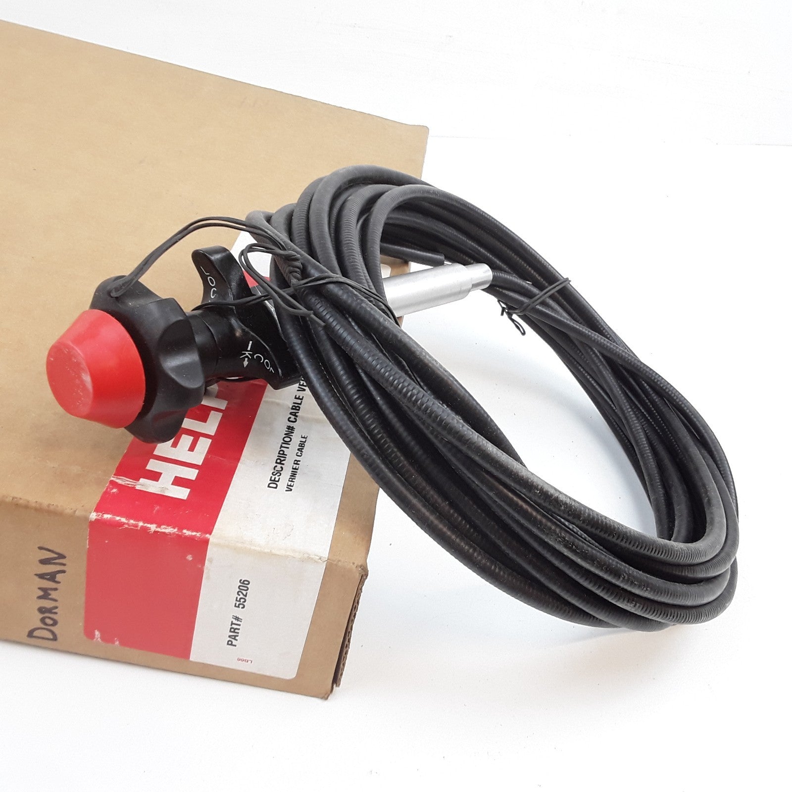 Dorman 55206 Multi-Purpose Control Cables With 2 In Black Knob 25-Feet Length
