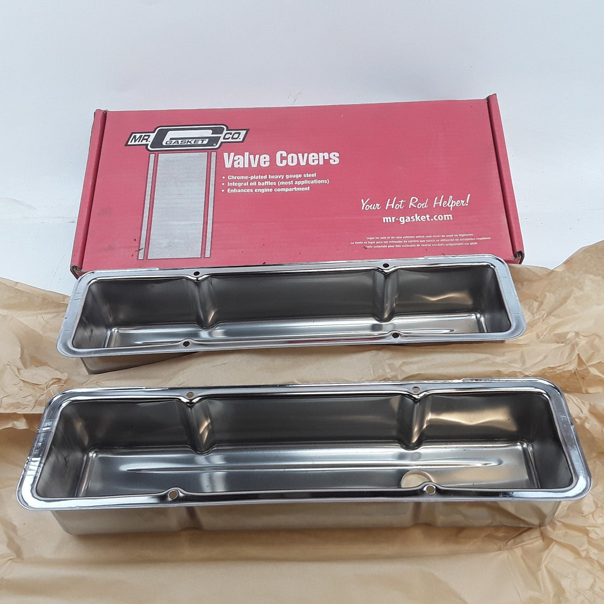 Mr. Gasket 9801 Valve Cover Fits Small Block Chevrolet 283-400 Engines Thru 1986